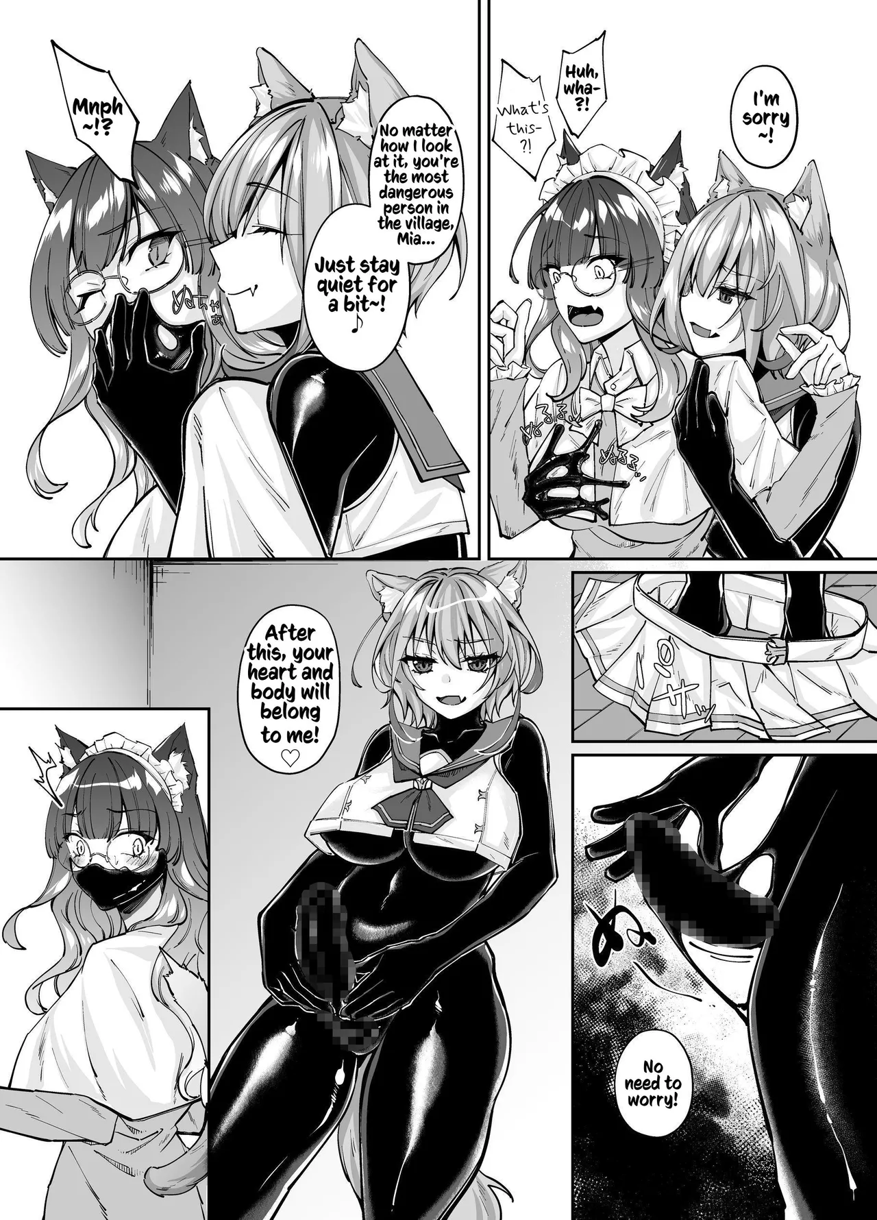 Hakurou Kenshi Hati-chan no Ecchi na Bouken no Sho | White Wolf Swordswoman's Erotic Adventure page 149 original parody - squirting futanari hentai manga - read online free