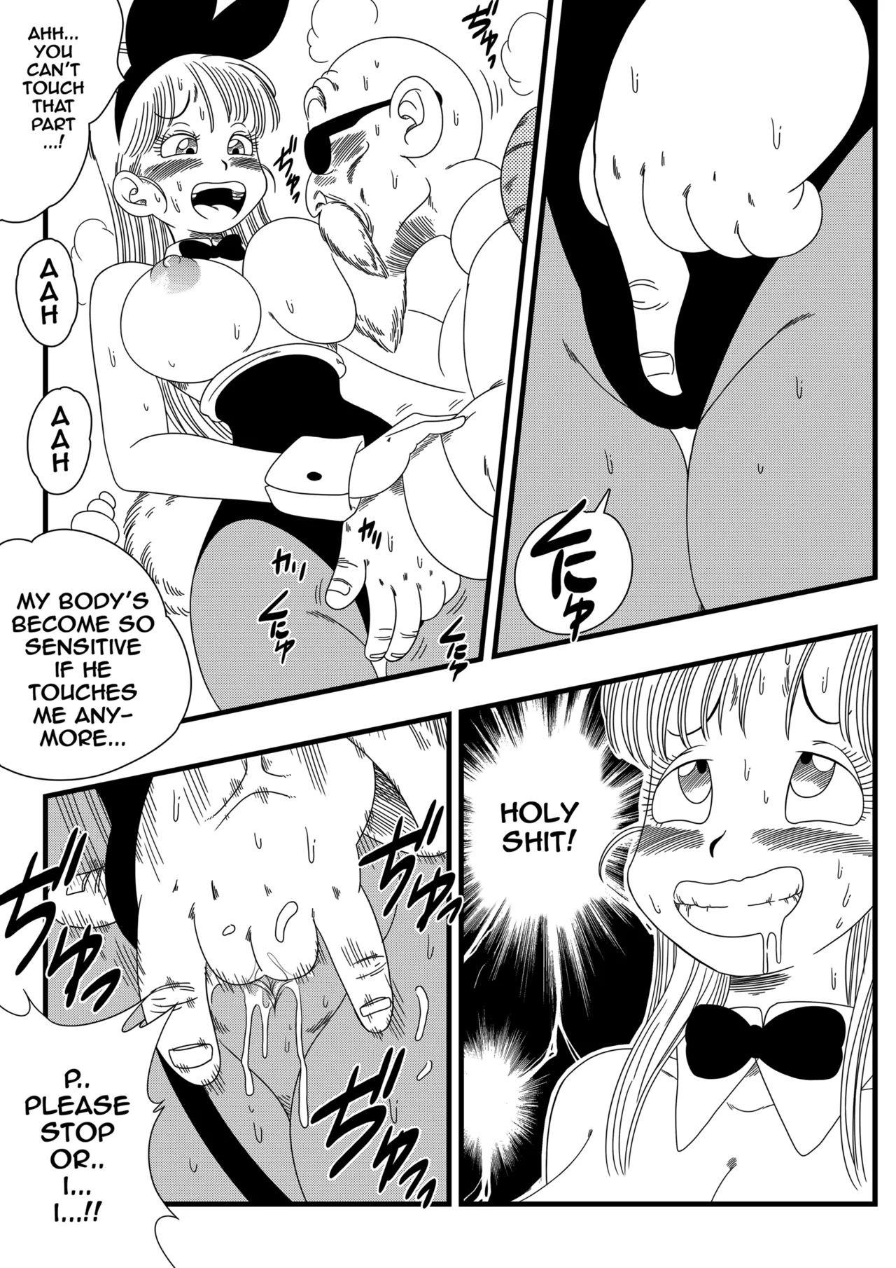 Bunny Girl Transformation page 11 featuring master roshi dragon ball parody - transformation big breasts hentai manga - read online free