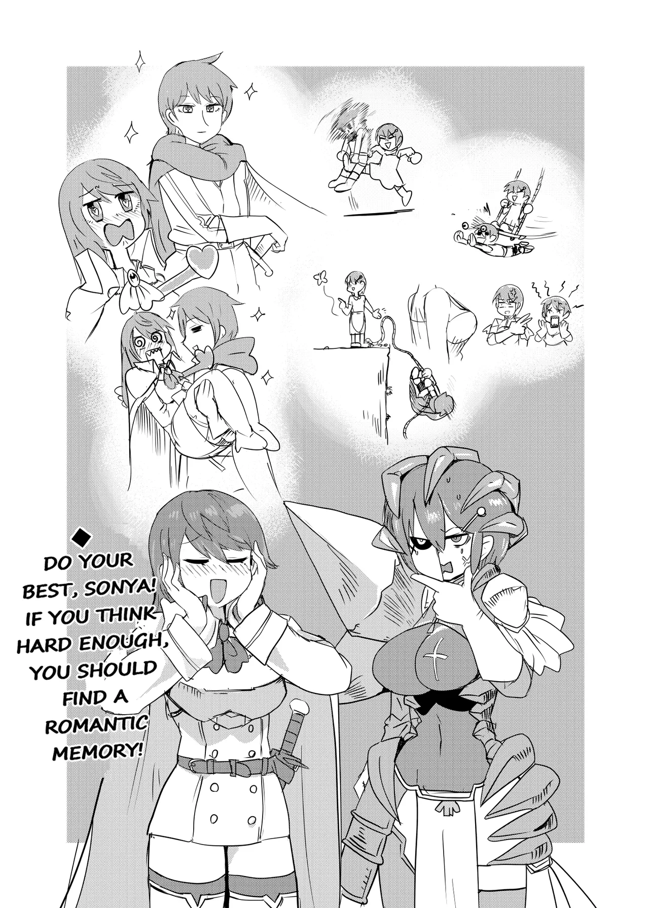Monster Girl Quest! 4-Koma & Erotic Manga Theater: Spoiler Edition page 63 monster girl quest parody - big breasts monster girl hentai manga - read online free