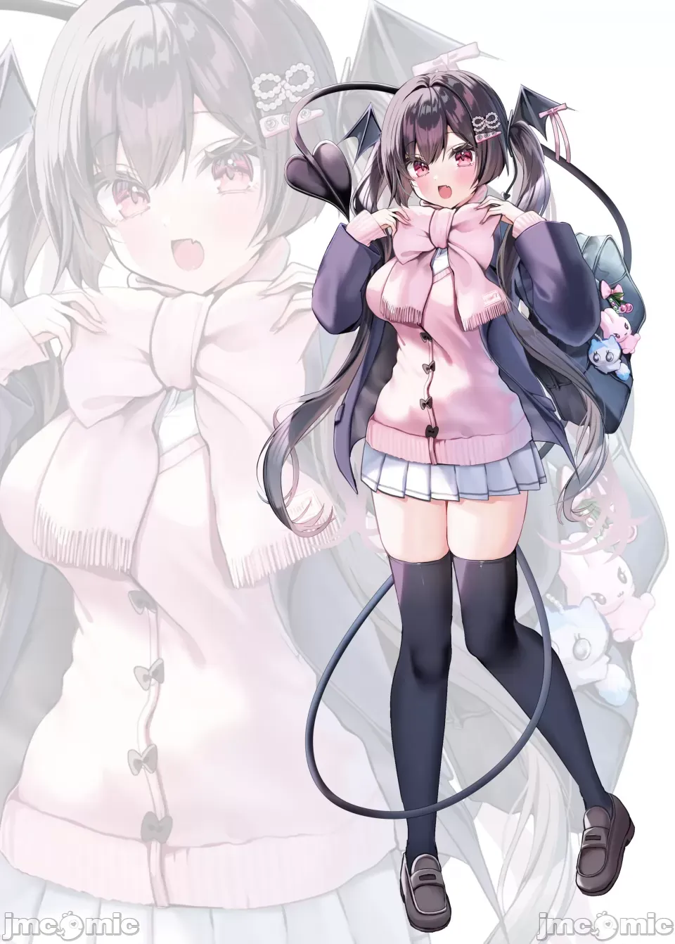 Koakuma-chan no Kougeki! 8 + Omakebon page 29 original parody - kissing big breasts hentai manga - read online free