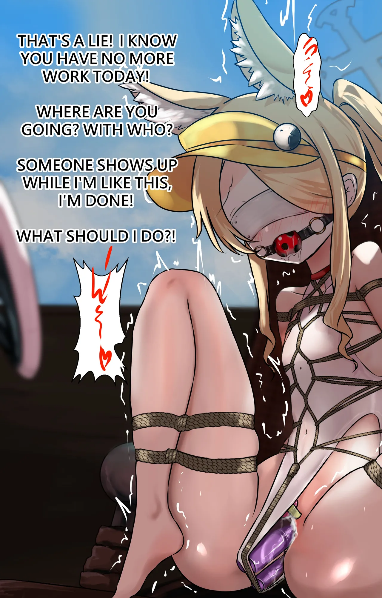 [Gakispark] セイア様 (下編) English page 23 blue archive parody - shibari sole female hentai manga - read online free