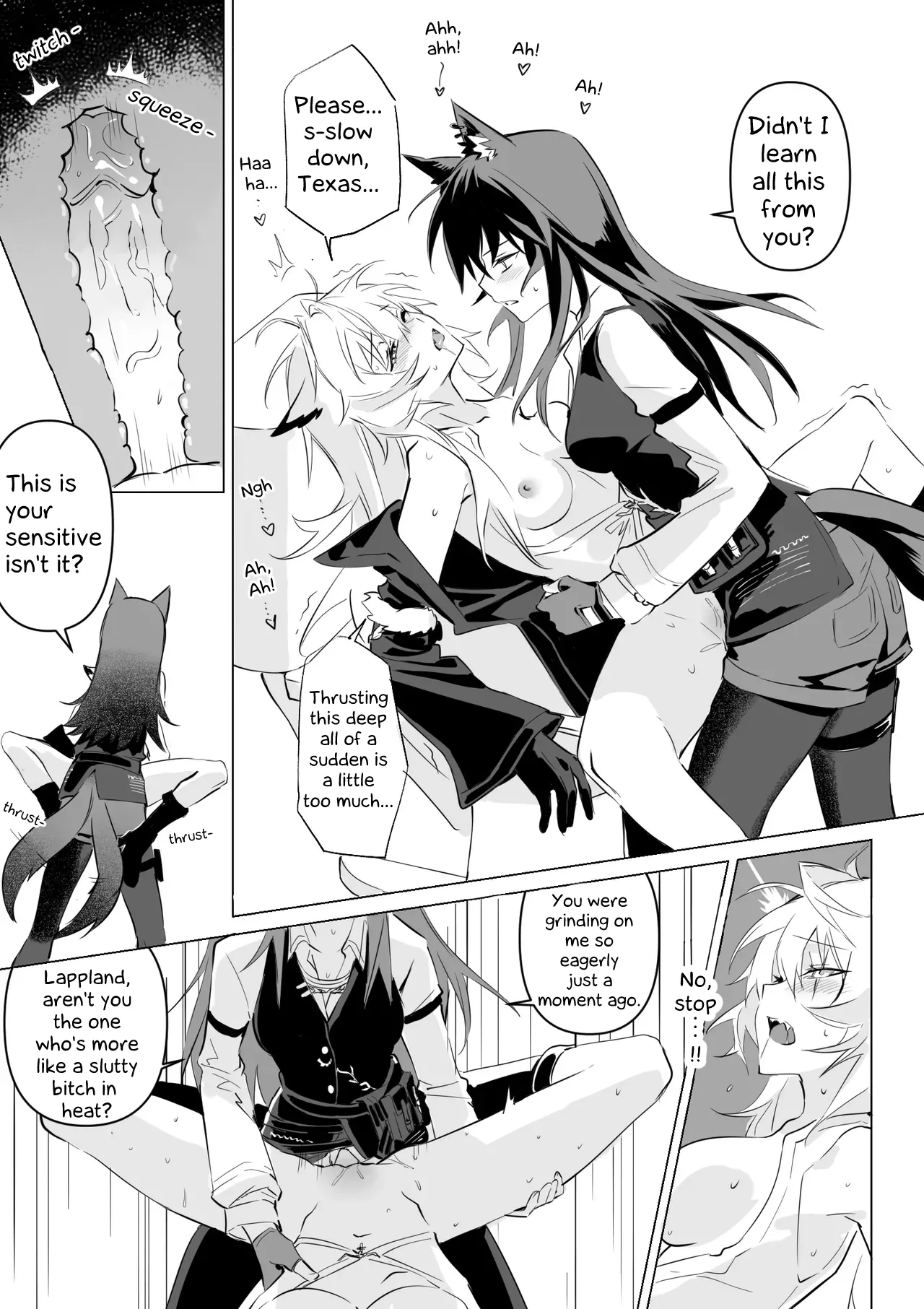 【Moeko Me】To ignite a fire page 39 featuring lappland arknights parody - futanari uncensored hentai manga - read online free