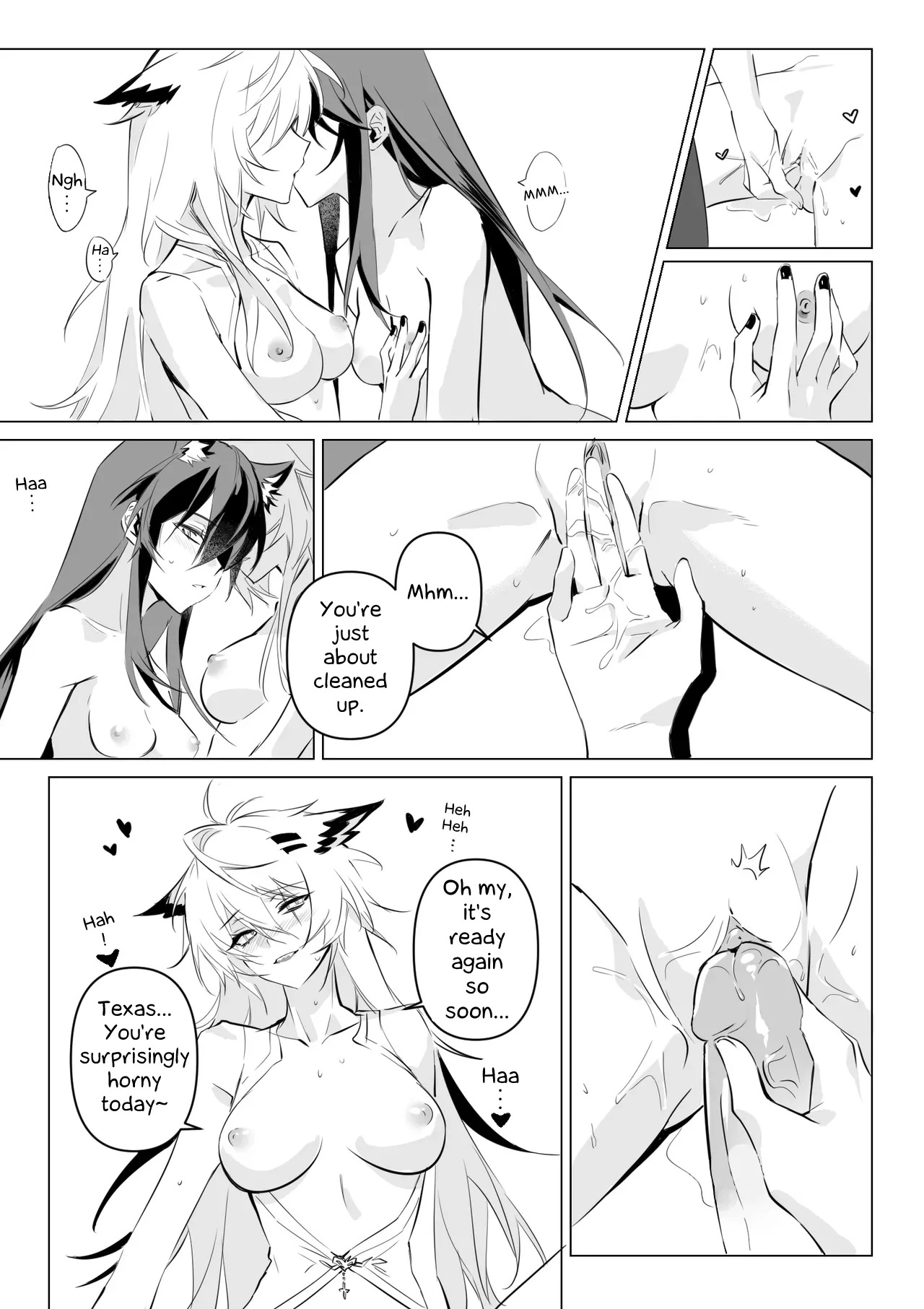 【Moeko Me】To ignite a fire page 46 featuring lappland arknights parody - futanari uncensored hentai manga - read online free