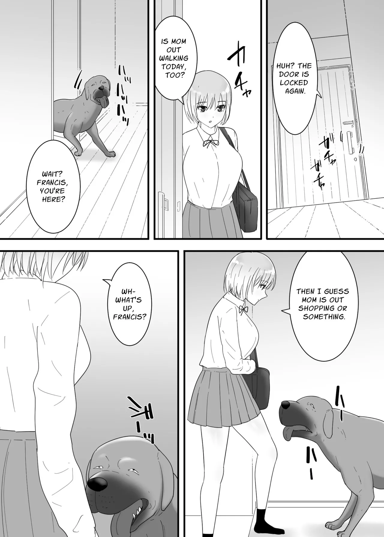 Francis wa Joshikousei ni Tanetsukeshitai! | Francis Wants to Mate! page 11 original parody - sweating leg lock hentai manga - read online free
