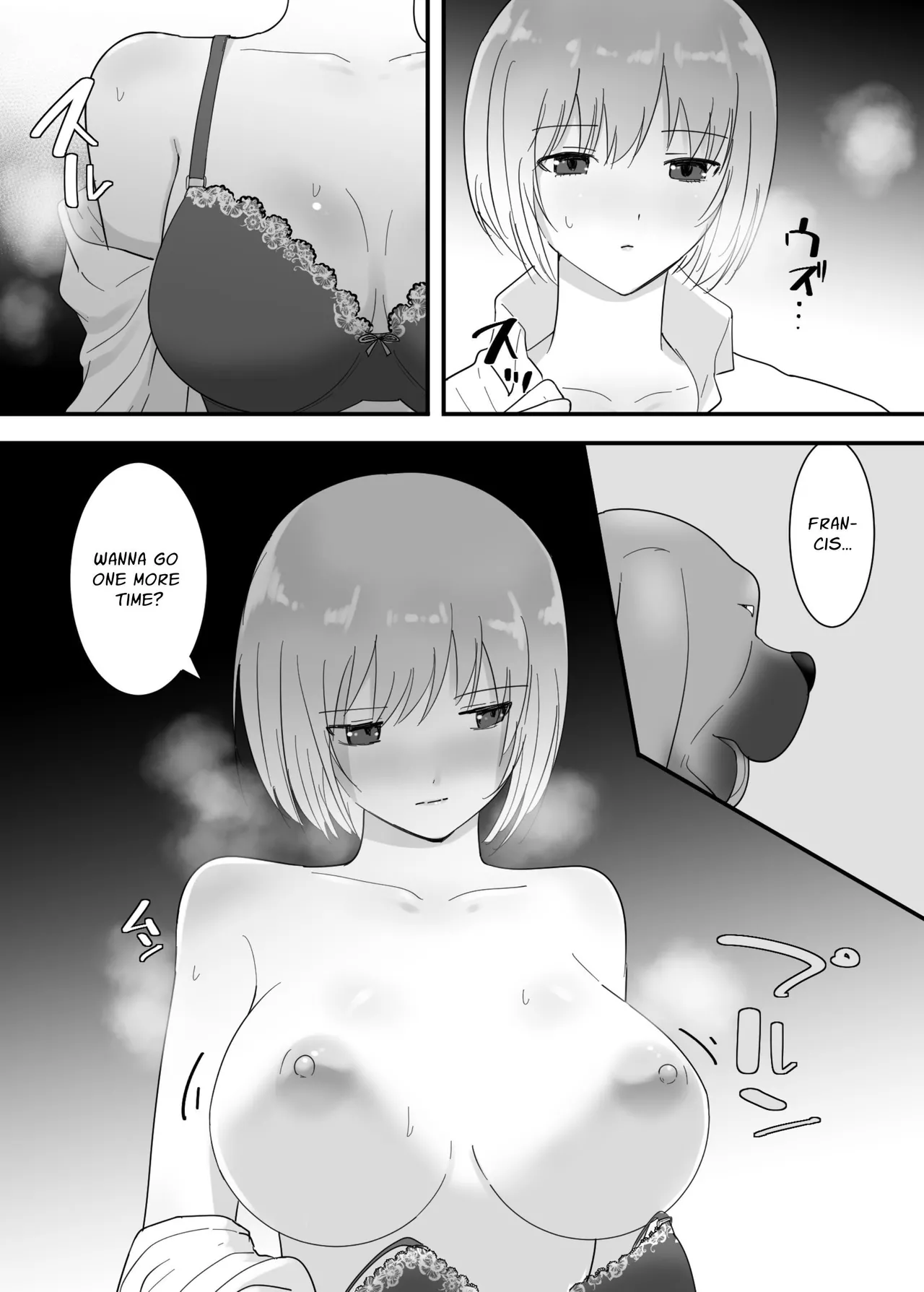 Francis wa Joshikousei ni Tanetsukeshitai! | Francis Wants to Mate! page 47 original parody - sweating leg lock hentai manga - read online free