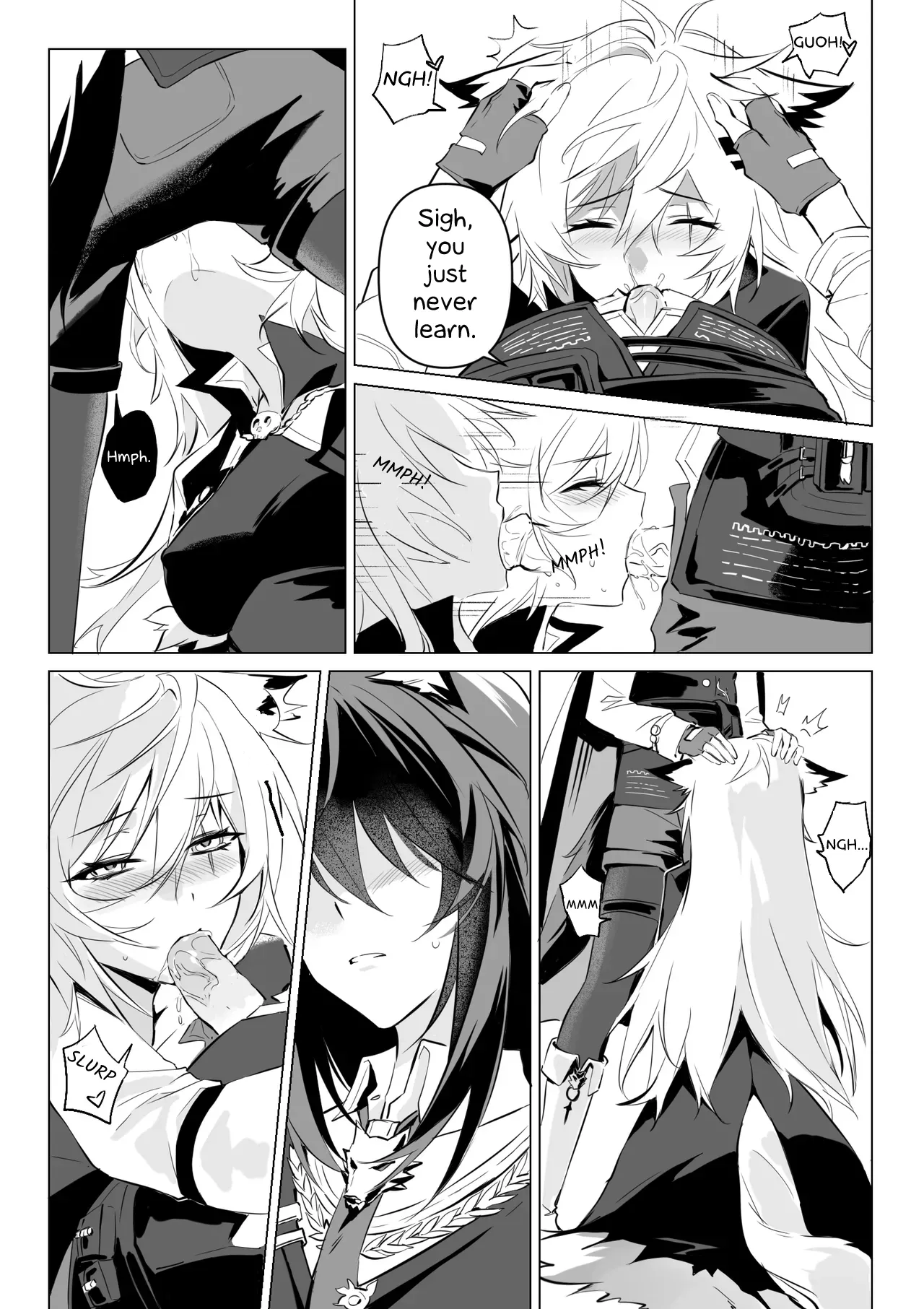 惹火 | To ignite a fire page 22 featuring lappland arknights parody - futanari uncensored hentai manga - read online free