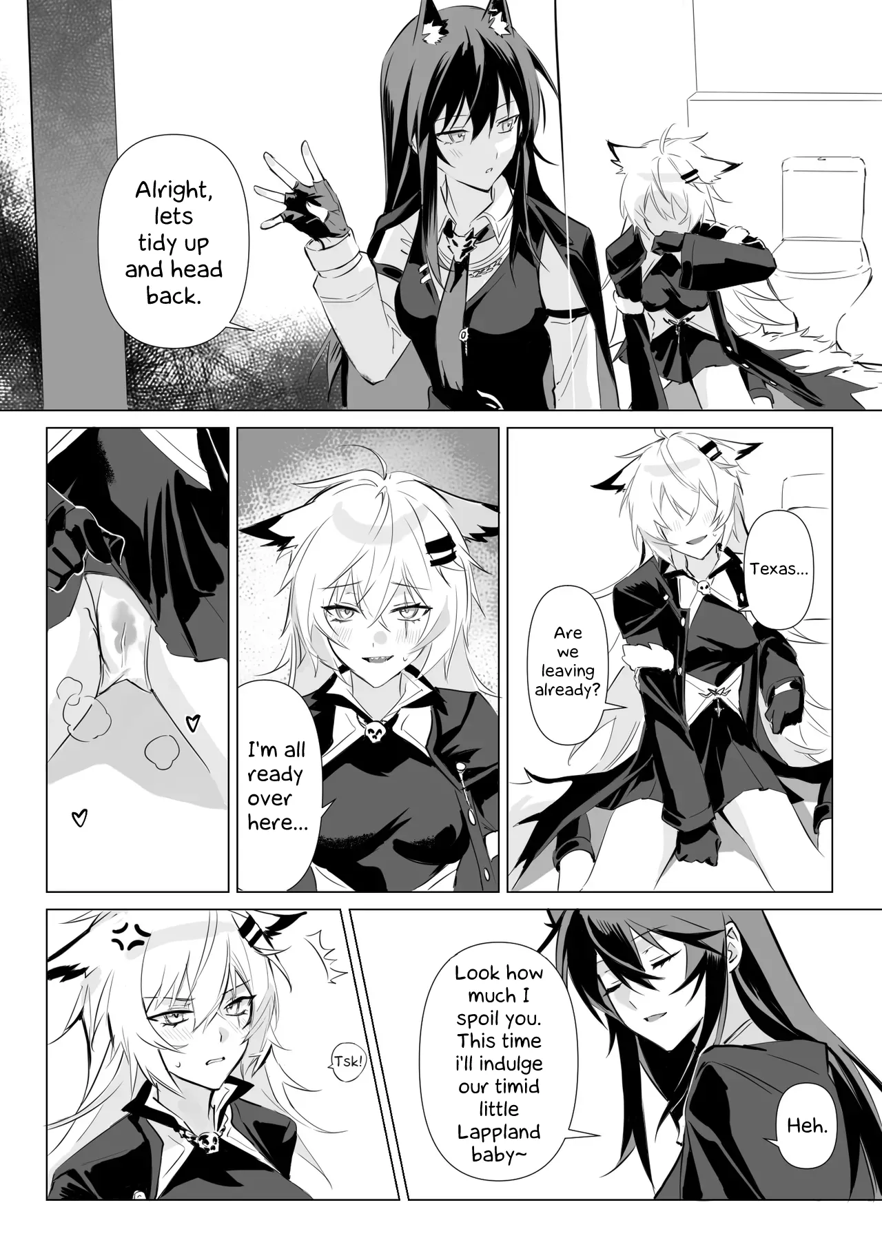 惹火 | To ignite a fire page 24 featuring lappland arknights parody - futanari uncensored hentai manga - read online free
