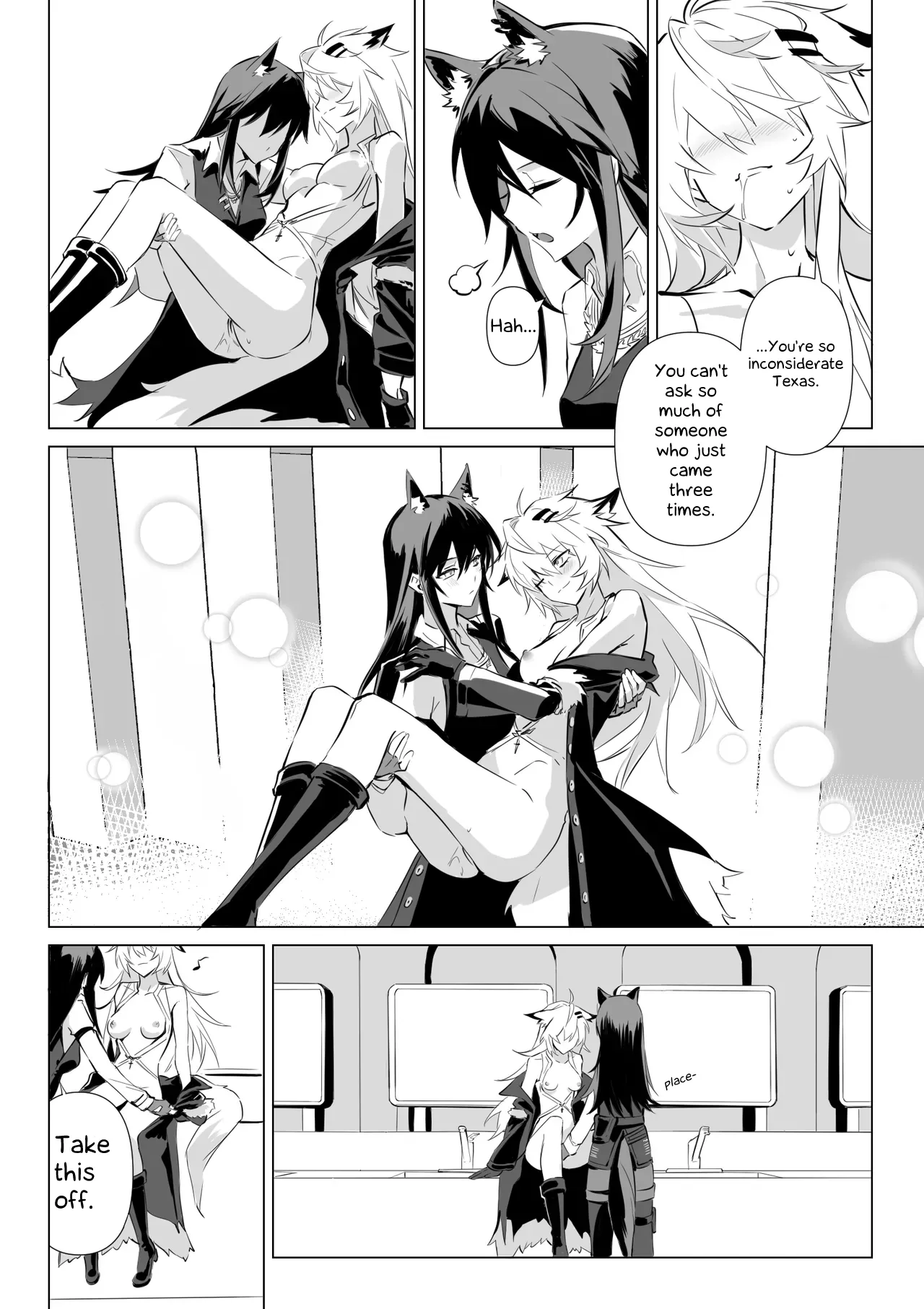 惹火 | To ignite a fire page 44 featuring lappland arknights parody - futanari uncensored hentai manga - read online free