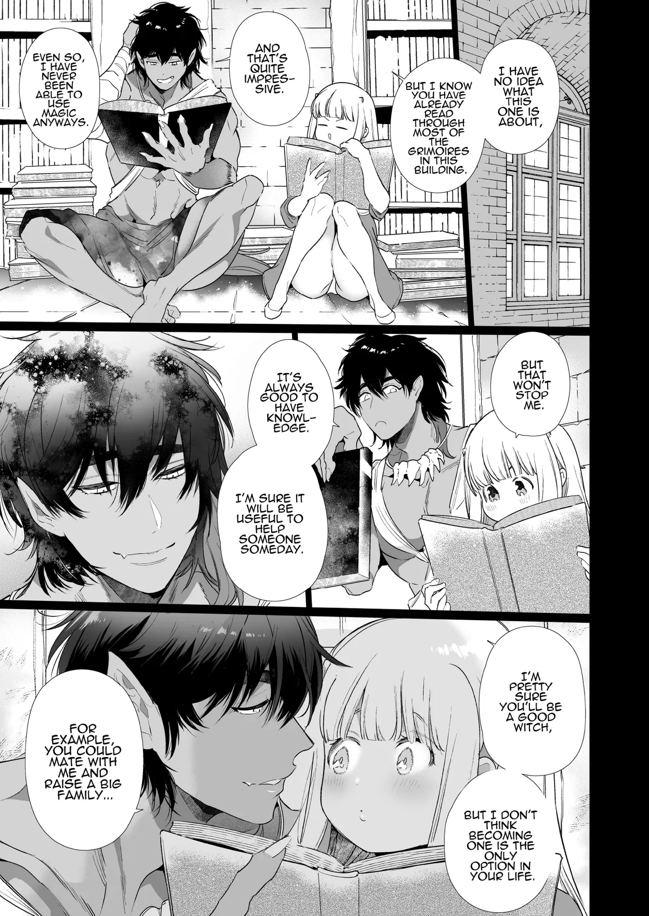 [Yatomomin (Yamamoto Tomomitsu)] Mede little Roy ~Ochikobore Majo no Shoutai wa, Seieki (Maryouku) o Kate to suru Saikyou no Akuma deshita.~ | Mede little Roy ~The Magic Academy Dropout was a Powerful Succubus~ [English] - Page 16