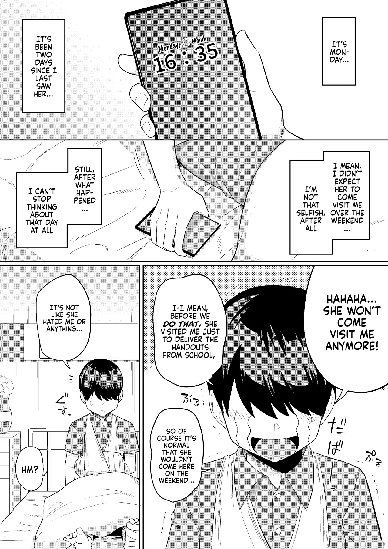 [Makosho] Sewayaki na Kyonyuu Gakkyuu Iinchou Sono 1-16 | The Kind and Caring Busty Class Rep Ch.1-16 [English] [NudeSalad] (Ongoing) page 42 original parody - handjob kissing hentai manga - read online free