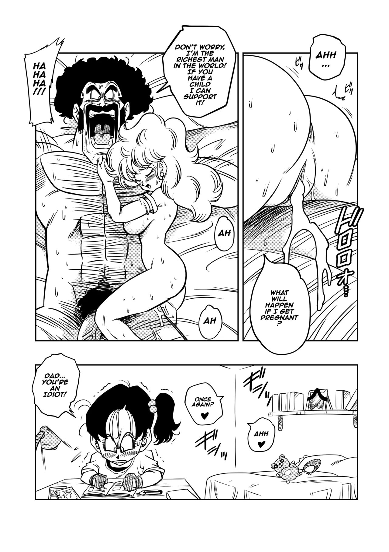 Mr. Satan's Secret Training page 18 featuring mister satan dragon ball z parody - big breasts uncensored hentai manga - read online free