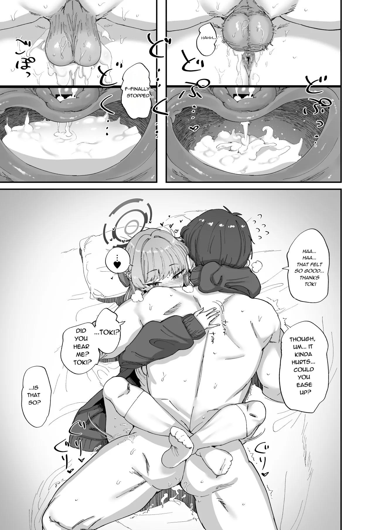 Asuna to Toki to Sex Shinai to Derarenai Heya page 14 featuring asuna ichinose blue archive parody - leg lock big breasts hentai manga - read online free