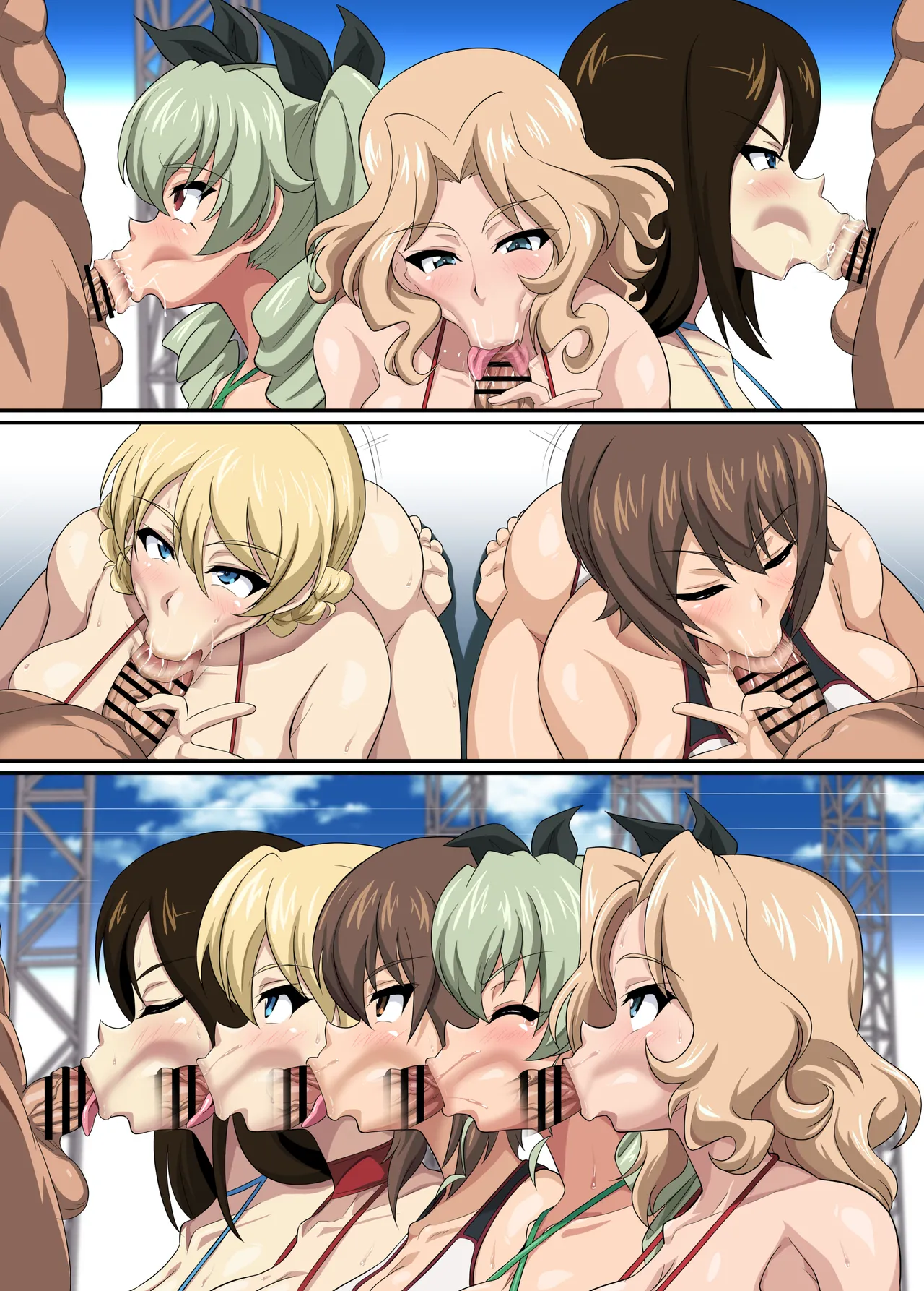 Nukinuki War! page 12 featuring maho nishizumi girls und panzer parody - milf big breasts hentai manga - read online free