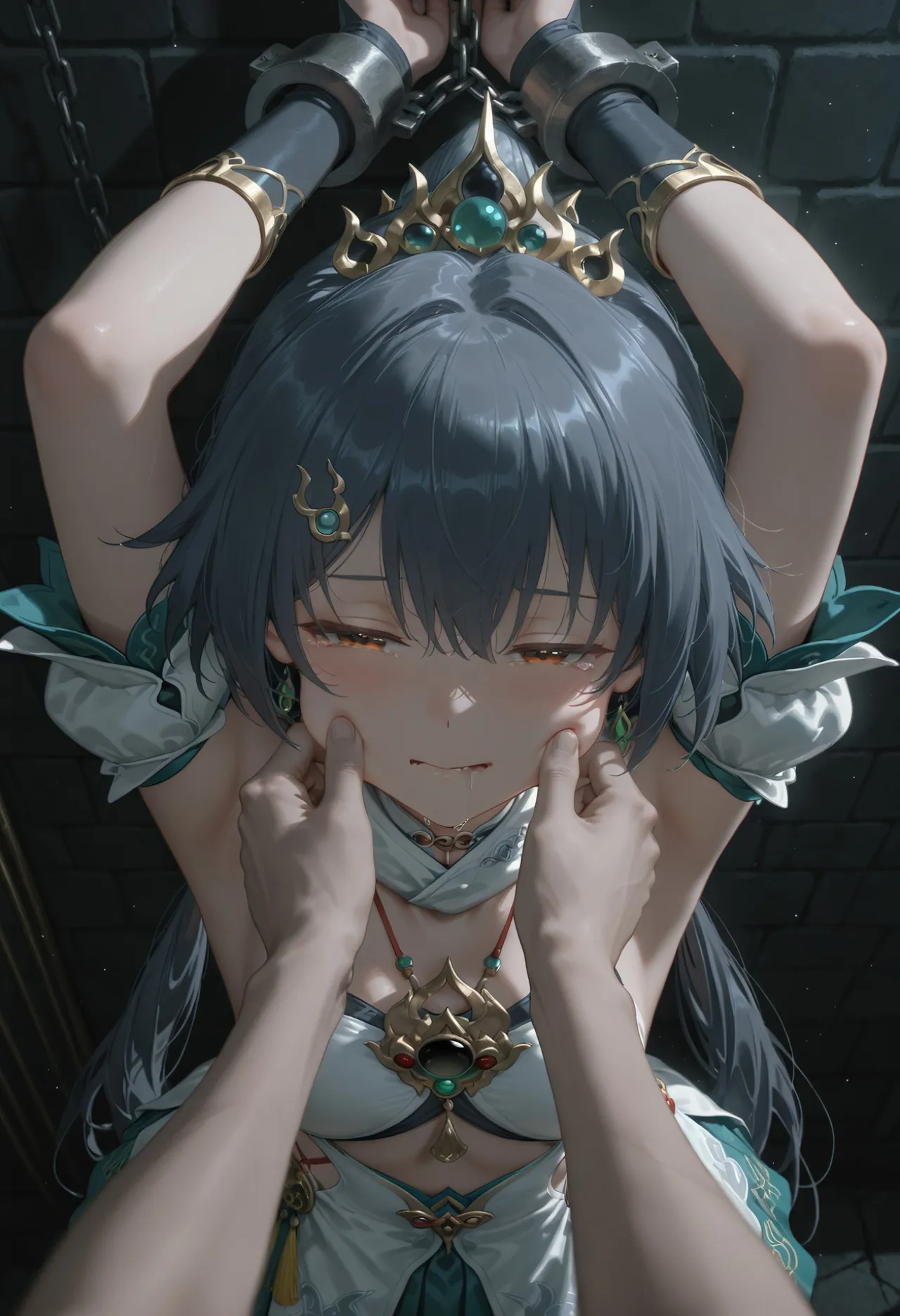 Shiina Mahiru page 25 featuring march 7th honkai star rail parody - ai generated hentai manga - read online free