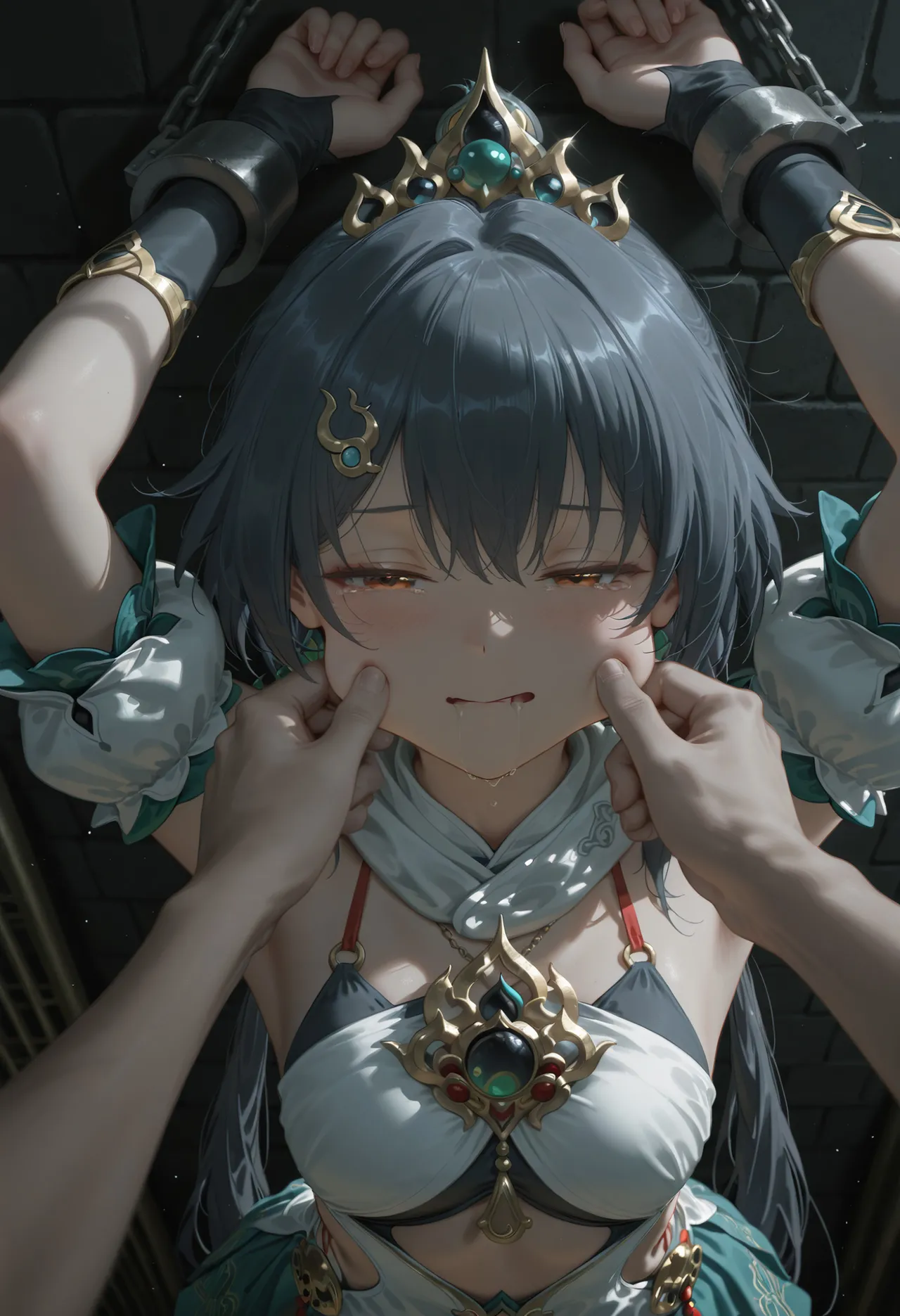 Shiina Mahiru page 26 featuring march 7th honkai star rail parody - ai generated hentai manga - read online free