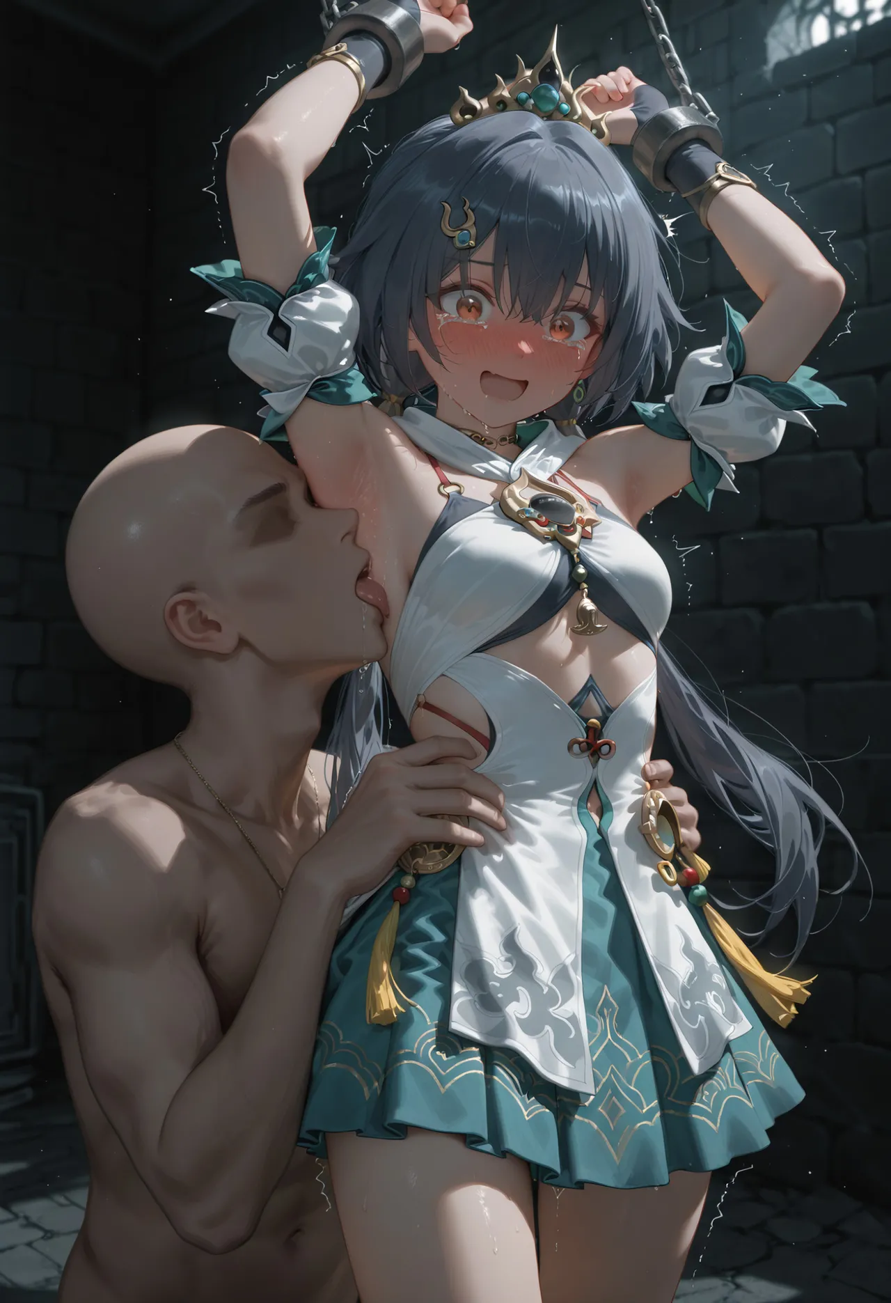 Shiina Mahiru page 48 featuring march 7th honkai star rail parody - ai generated hentai manga - read online free