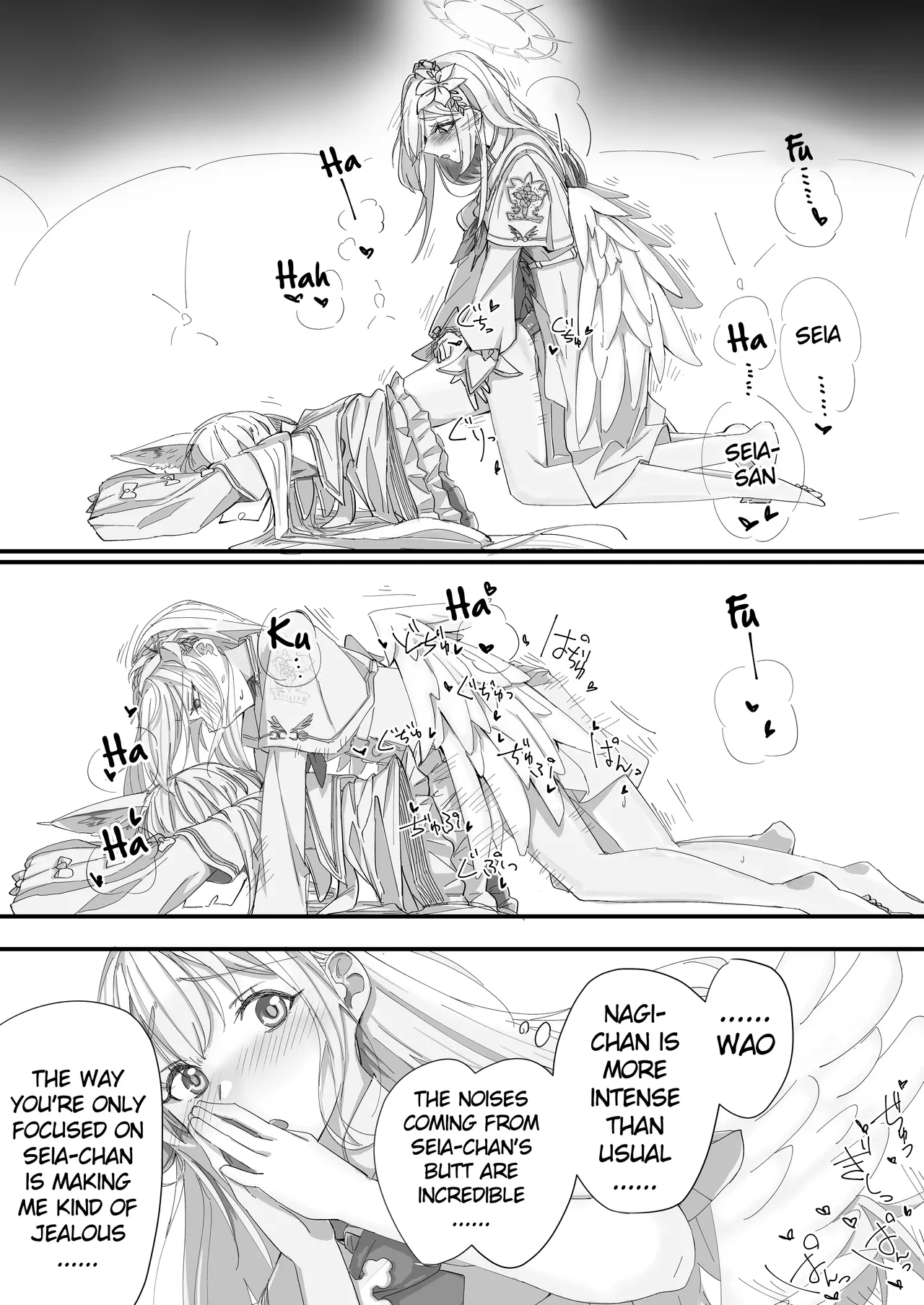 Blue Archive Futanari Anthology page 30 featuring mika misono blue archive parody - ttf threesome futanari hentai manga - read online free