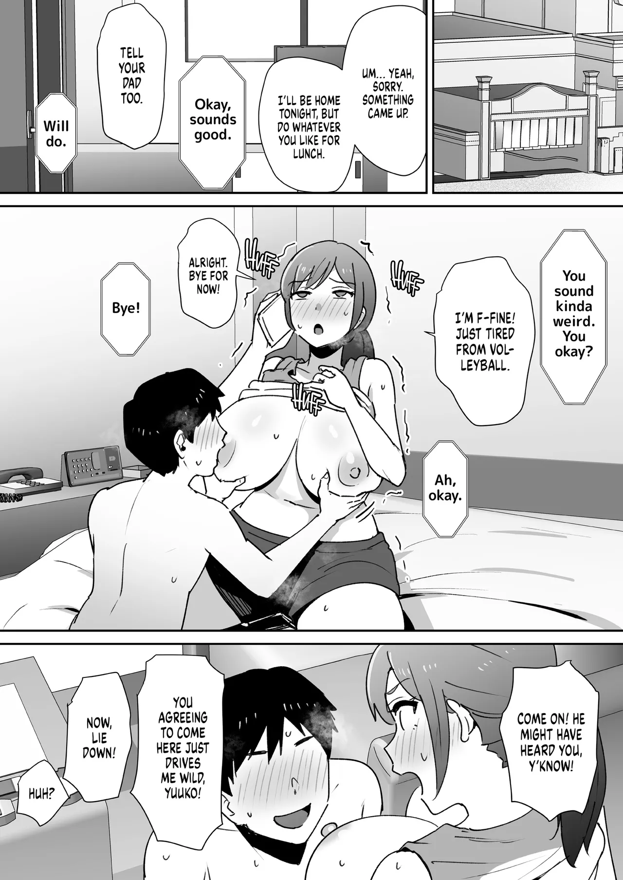 Yuujin no Haha wa Dekachin ni Yowai | My Friend's Mom is Weak to a Huge Cock page 34 original parody - squirting milf hentai manga - read online free