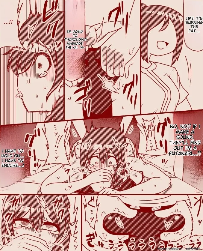 A former futanari fighter visits a high class massage parlor - Page 9