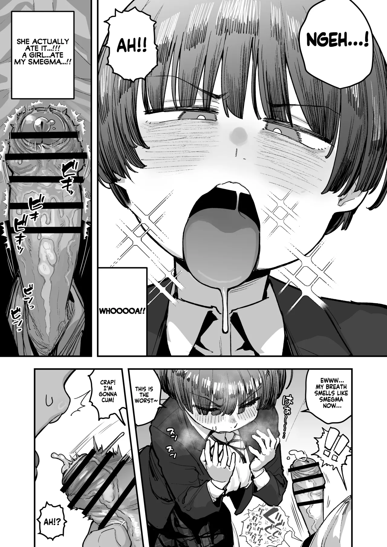 [Anon 2-okunen] Ittai Dou Natte Shimau no ka!? (Chinkasu shuu Okazu ni Onanie Saremasu) | What the hell will happen?! (She's gonna finger herself while sniffing my smegma stench!) [English] [KM_42] [Ongoing] page 130 original parody - big breasts glasses hentai manga - read online free