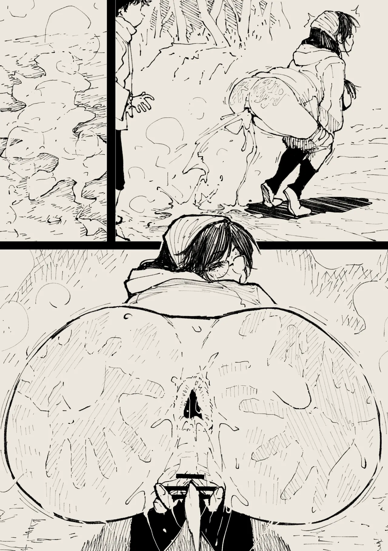 Alma-san page 39 featuring alma monster hunter parody - big breasts glasses hentai manga - read online free