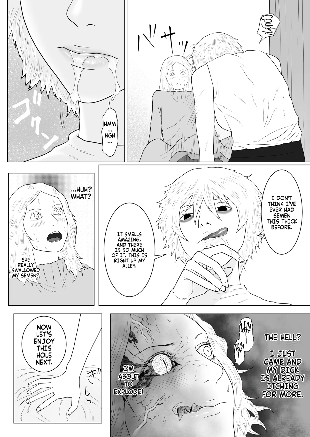 Futanari Akuma to Akuma Haraishi | The Futanari Demon and the Exorcist page 14 original parody - futanari urination hentai manga - read online free