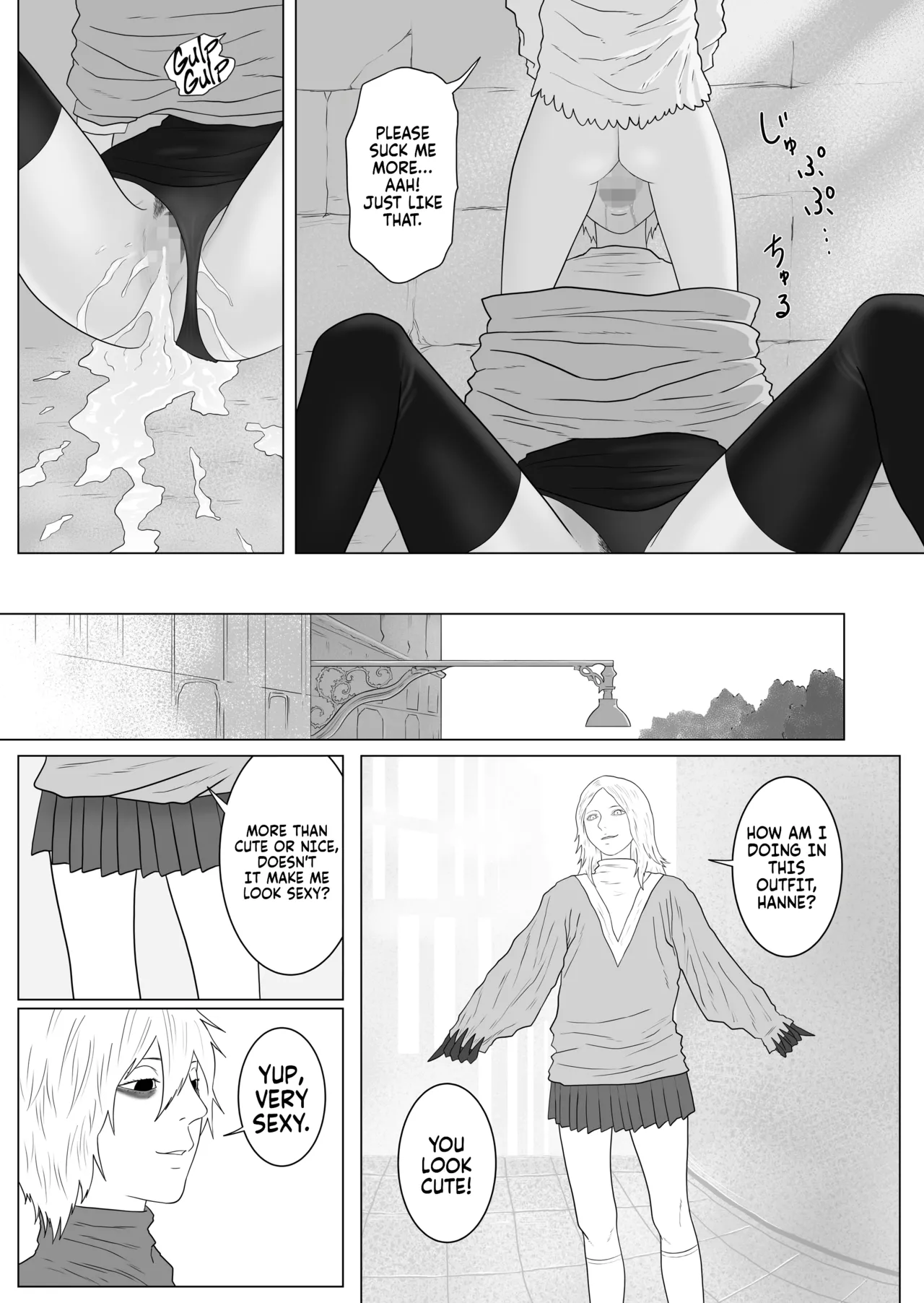 Futanari Akuma to Akuma Haraishi | The Futanari Demon and the Exorcist page 28 original parody - futanari urination hentai manga - read online free