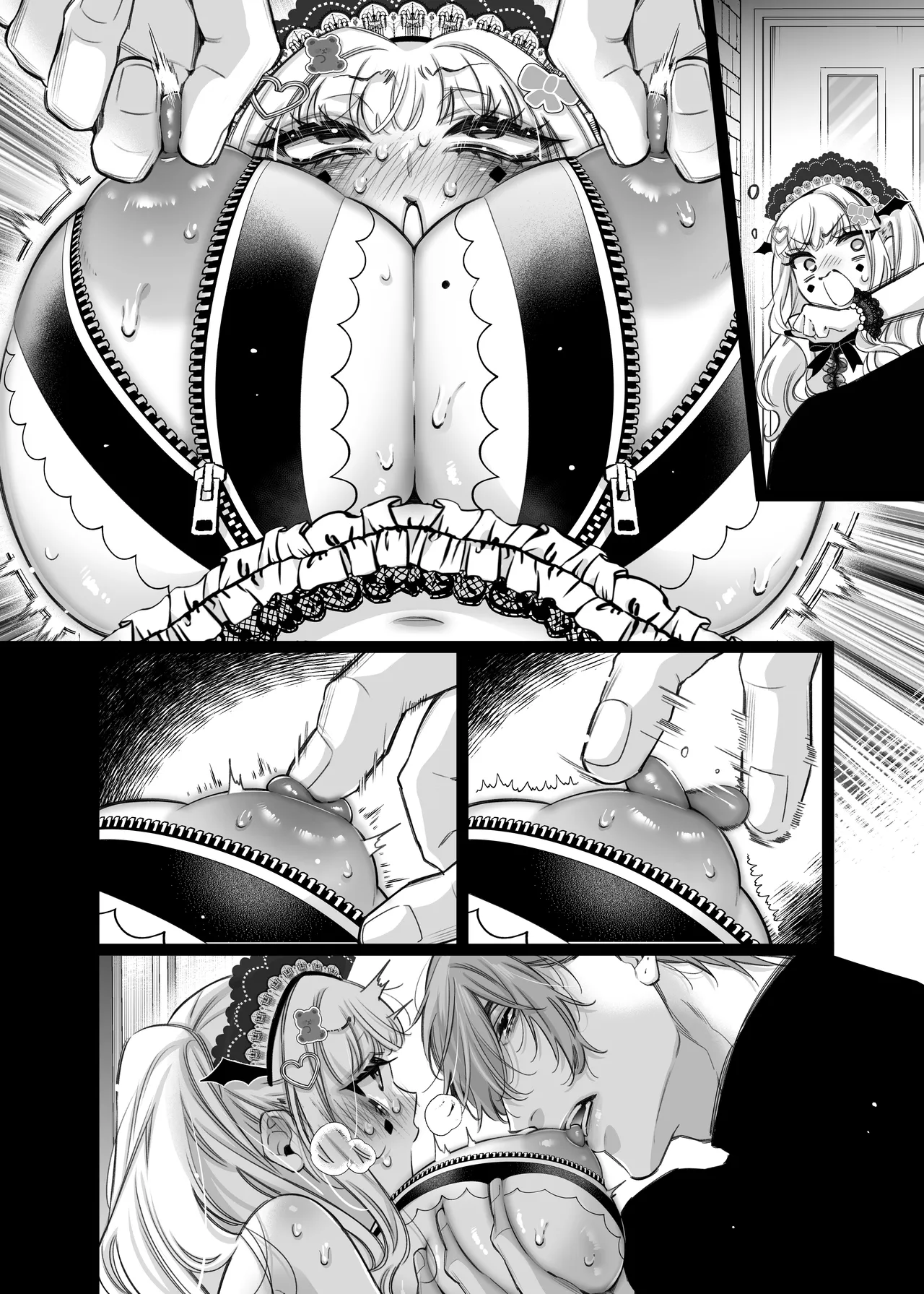 Lily-chan wa Maketakunai. ～Takabisha Succubus niwa DoS Shachiku de Wakarasete～ 3 page 78 original parody - squirting sweating hentai manga - read online free
