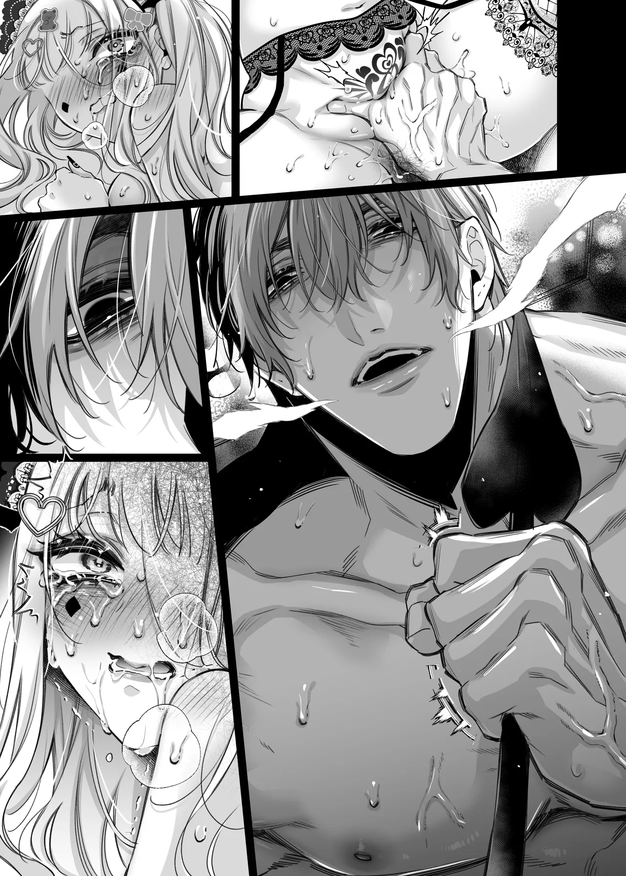 Lily-chan wa Maketakunai. ～Takabisha Succubus niwa DoS Shachiku de Wakarasete～ 3 page 91 original parody - squirting sweating hentai manga - read online free