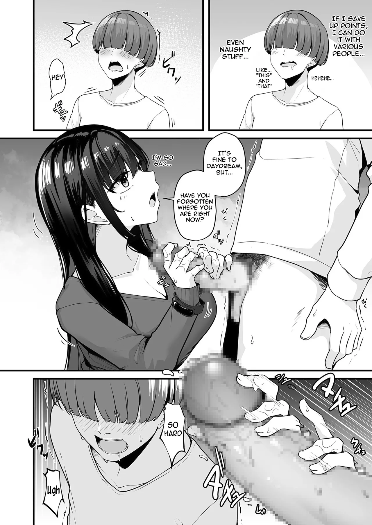 [Minato Yuu] Onee-san to Shiyo? ~Echinpo Card de Yaritai Houdai~ | Wanna do it with Onee-san? You can do whatever you want with the dick card (01) [English] [meganekun_tl] page 16 - handjob big breasts hentai manga - read online free