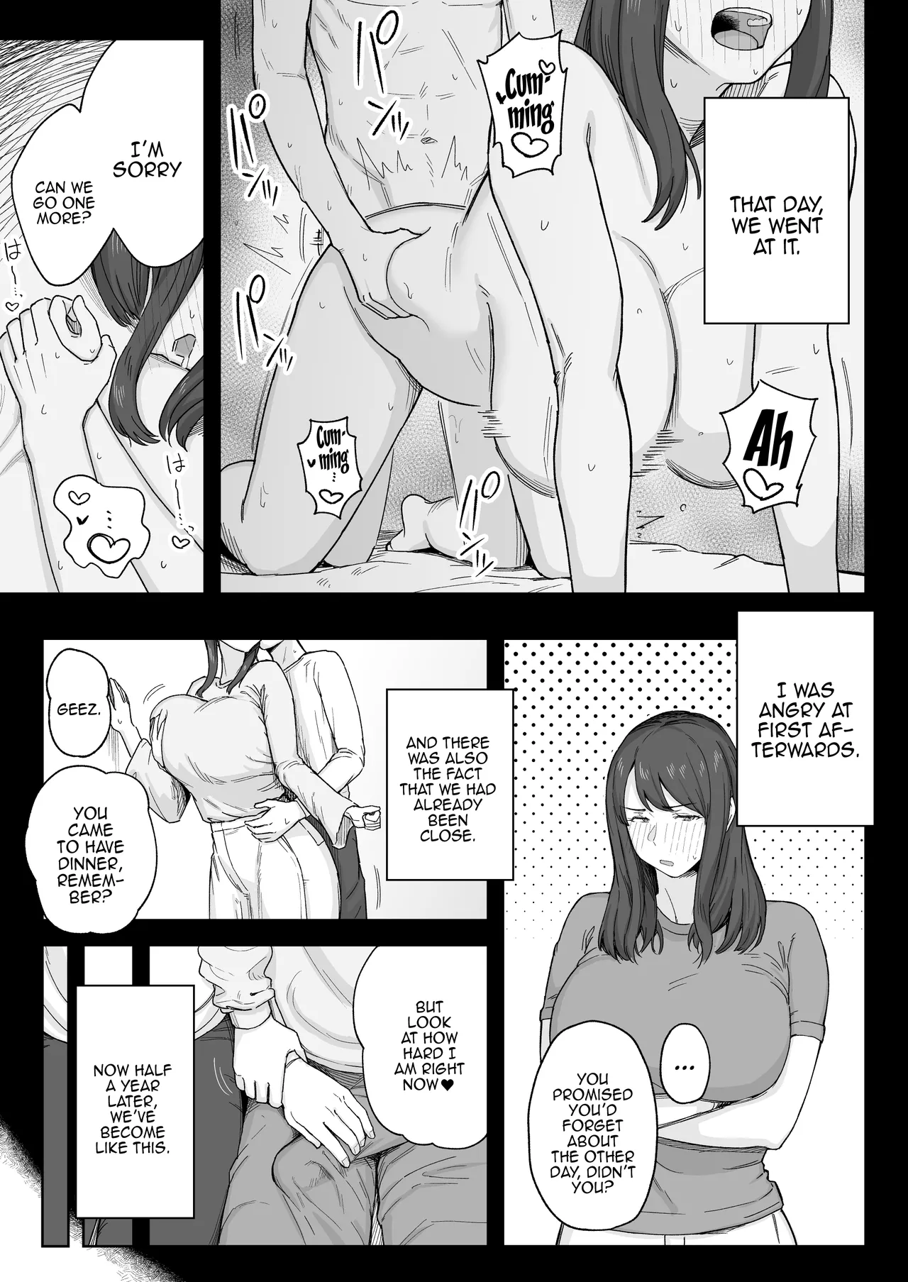 Yuuhan no Ato wa Oba-chan to... | After Dinner, My Aunt and I... page 10 original parody - milf big breasts hentai manga - read online free