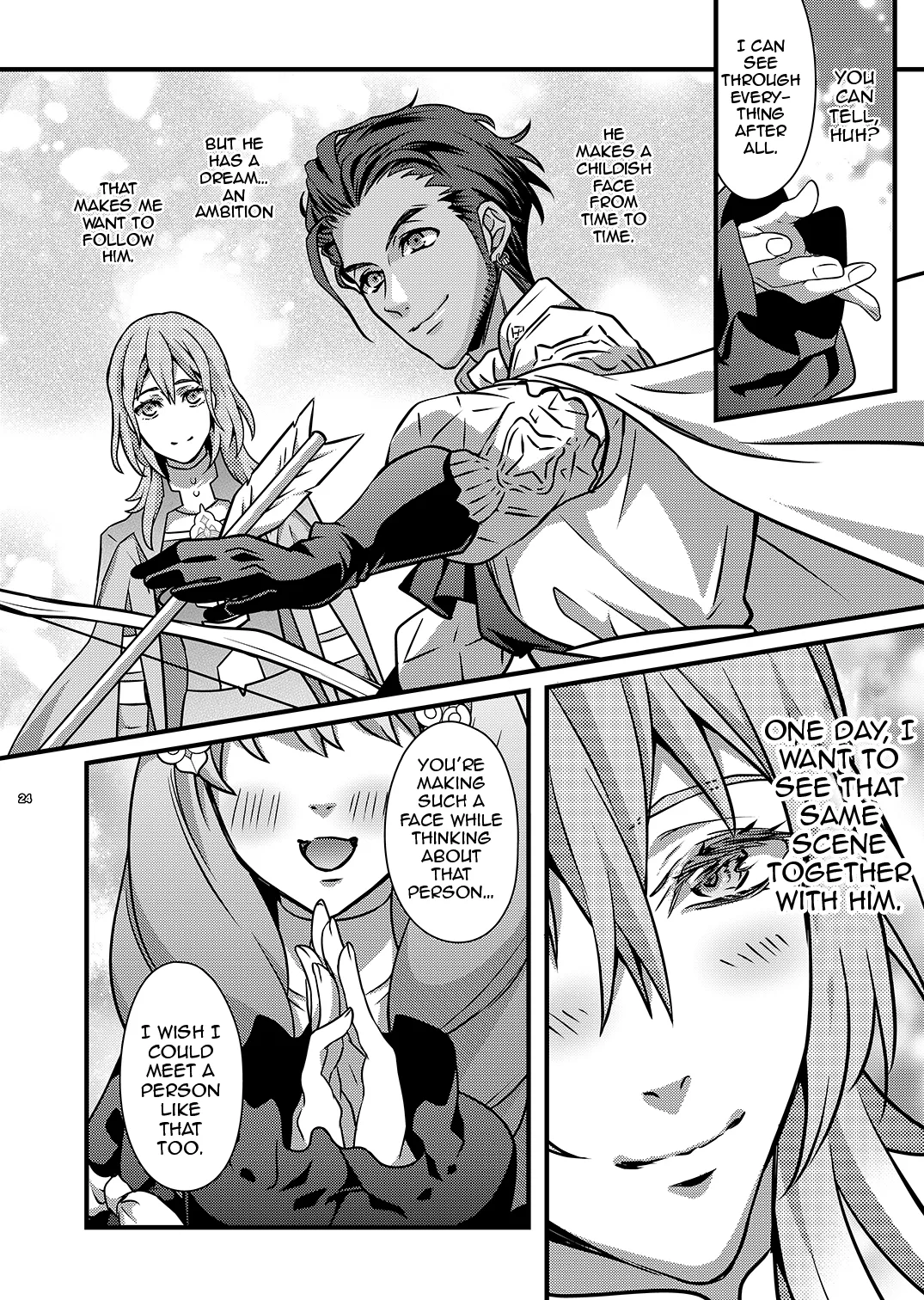 Yoake no Joukei | The Scenery at Dawn page 23 featuring claude von riegan fire emblem three houses parody - big breasts stockings hentai manga - read online free