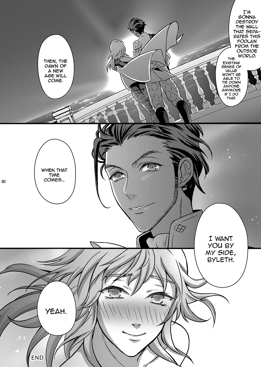 Yoake no Joukei | The Scenery at Dawn page 27 featuring claude von riegan fire emblem three houses parody - big breasts stockings hentai manga - read online free