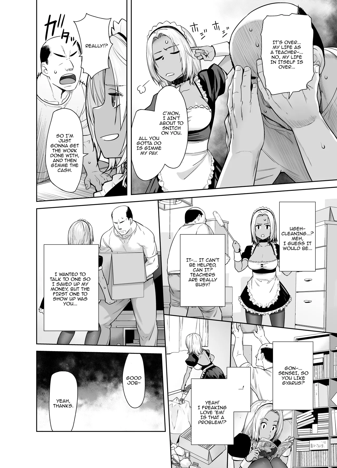 Tannin no Meido ni Nacchatta KURO GAL | The Black Gal Who Became the Homeroom Teacher's Maid - Page 7