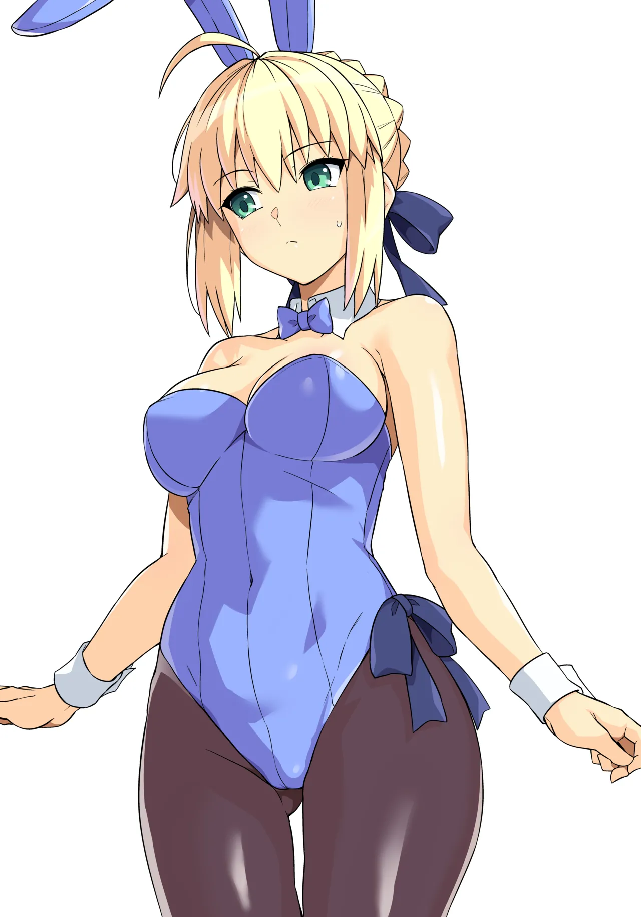 Saber-san Yarimoku Nanpamachi Pool Hen + Omake Mini CG Shuu page 67 featuring rin tosaka fate stay night parody - kissing swimsuit hentai manga - read online free