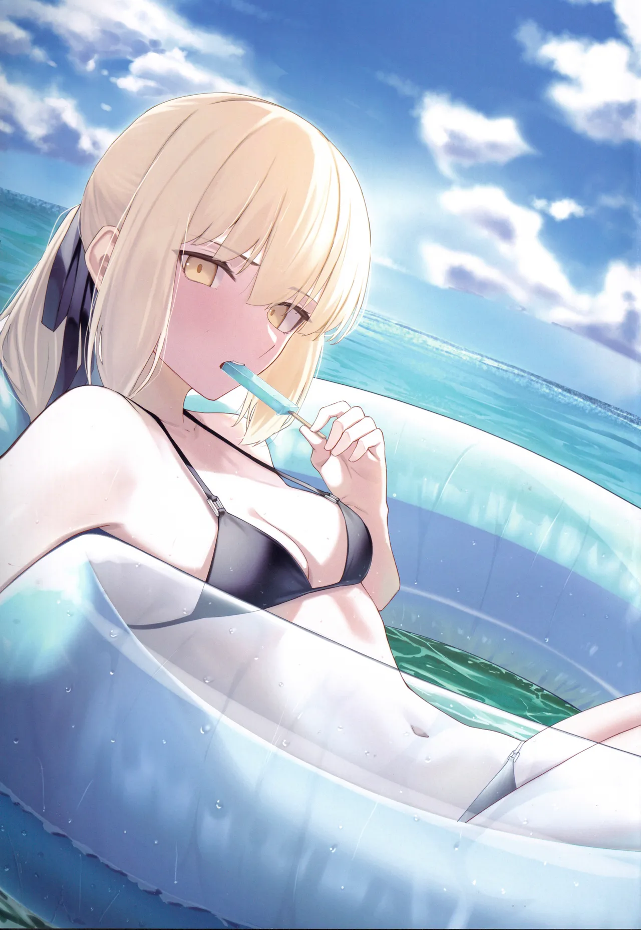 Alter to Natsuyasumi page 25 featuring saber alter fate grand order parody - swimsuit nakadashi hentai manga - read online free