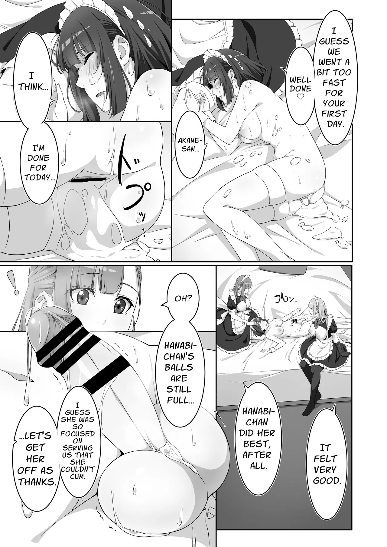 Futanari Maid no Milk Houshi | Futanari Maid's Milk Service page 23 original parody - maid cum swap hentai manga - read online free