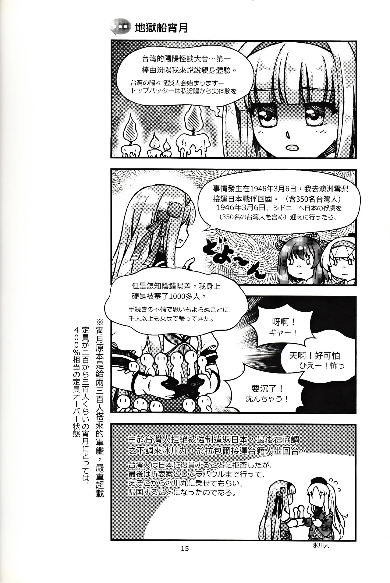 台湾の陽々補完 page 16 featuring yukikaze kantai collection parody - read online free