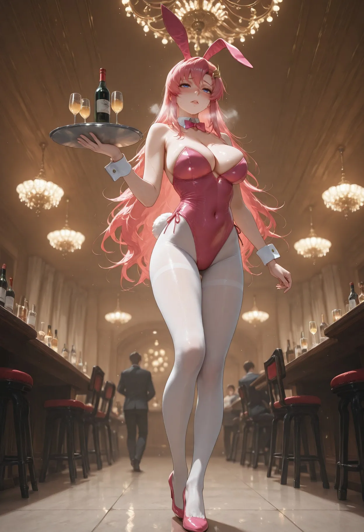 拉克丝·克莱茵 page 40 featuring lacus clyne gundam seed parody - big breasts bunny girl hentai manga - read online free