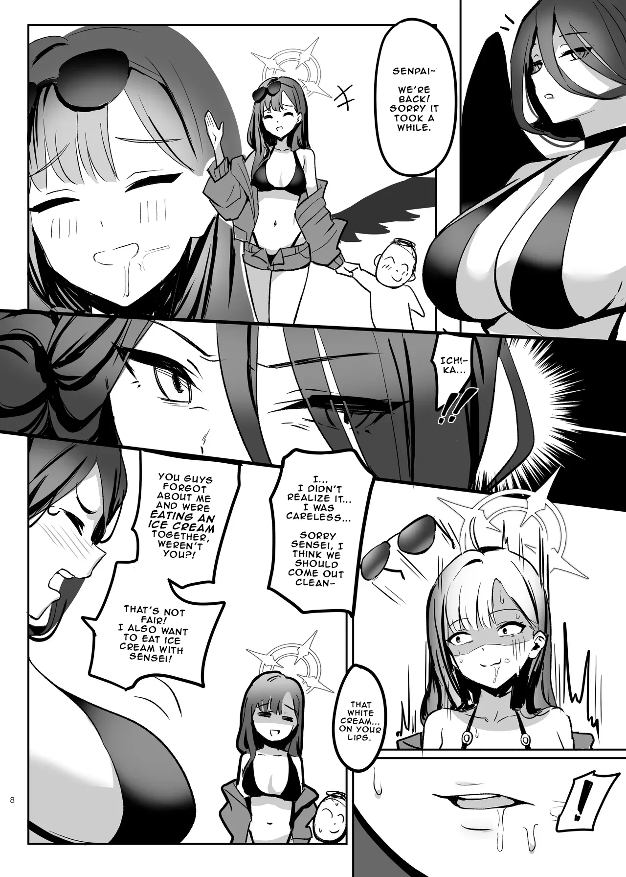 Page 8 of Sensei, Acchi de Ippatsu Iissu ka? | Sensei, Let's have a quickie over there