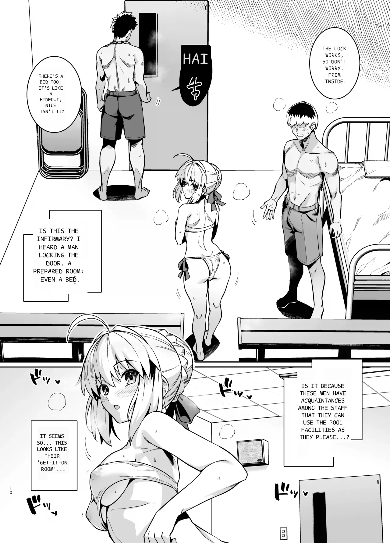 Saber-san Yarimoku Nanpamachi Pool Hen - Page 13
