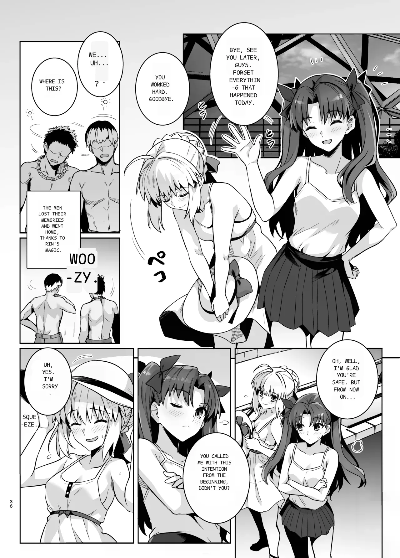 Saber-san Yarimoku Nanpamachi Pool Hen - Page 39