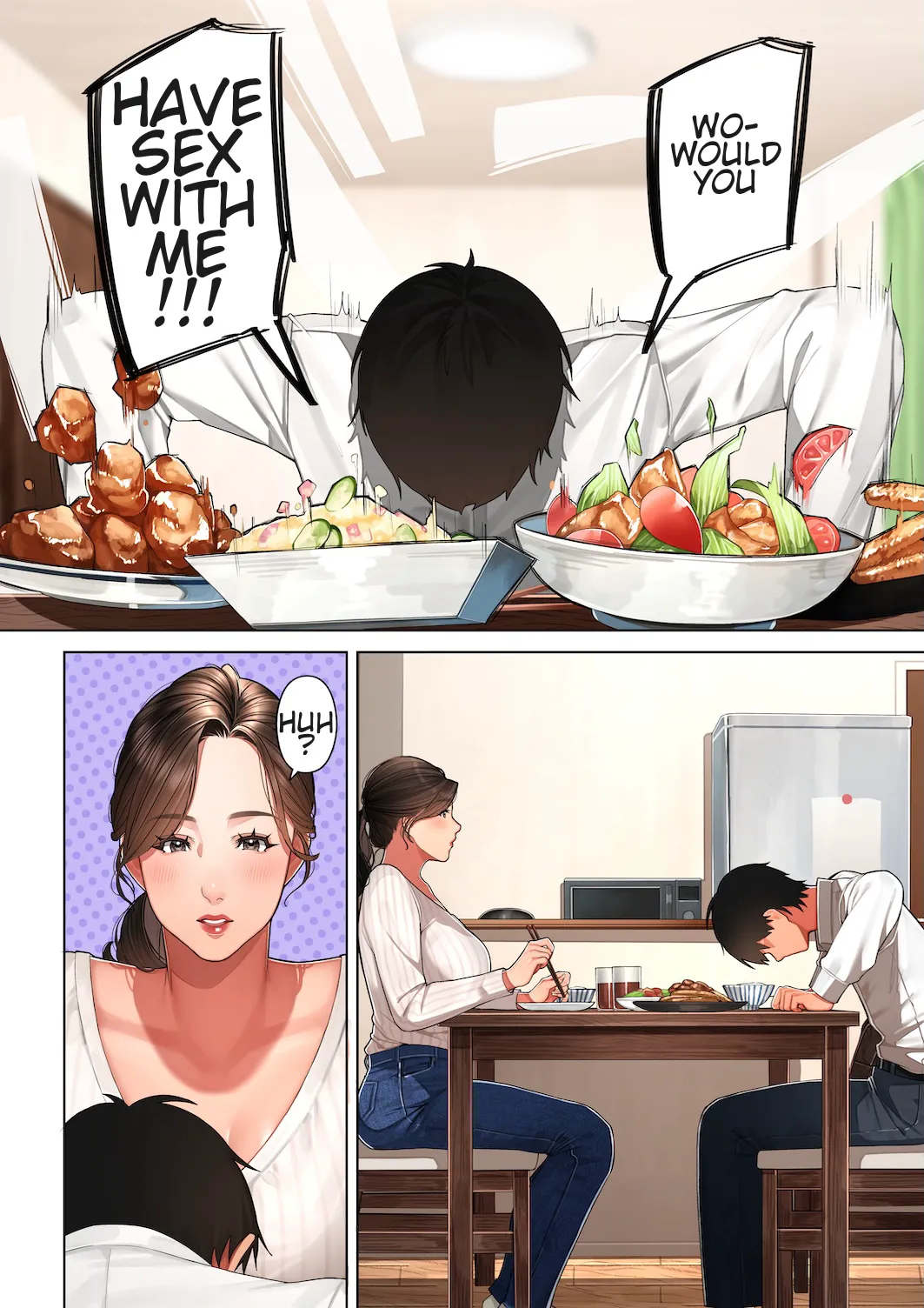 [Sakura no Tomoru Hi e] Kyouko-san wa Osananajimi no Okaa-san [English] [MindGoblin69Scans] page 9 original parody - handjob milf hentai manga - read online free