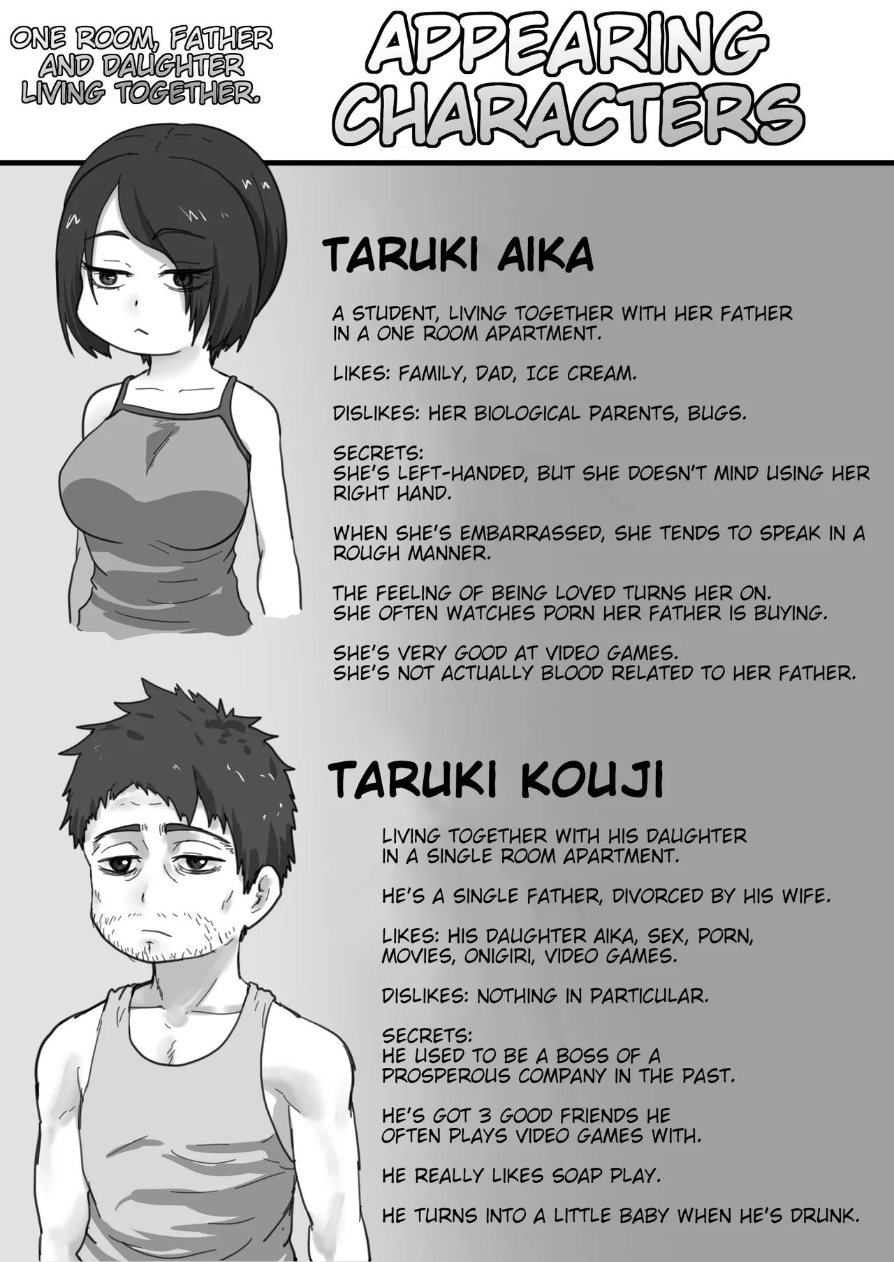 One Room, Chichi Musume-Seikatsu. | One Room, Father and Daughter Living Together page 58 original parody - inseki big breasts hentai manga - read online free