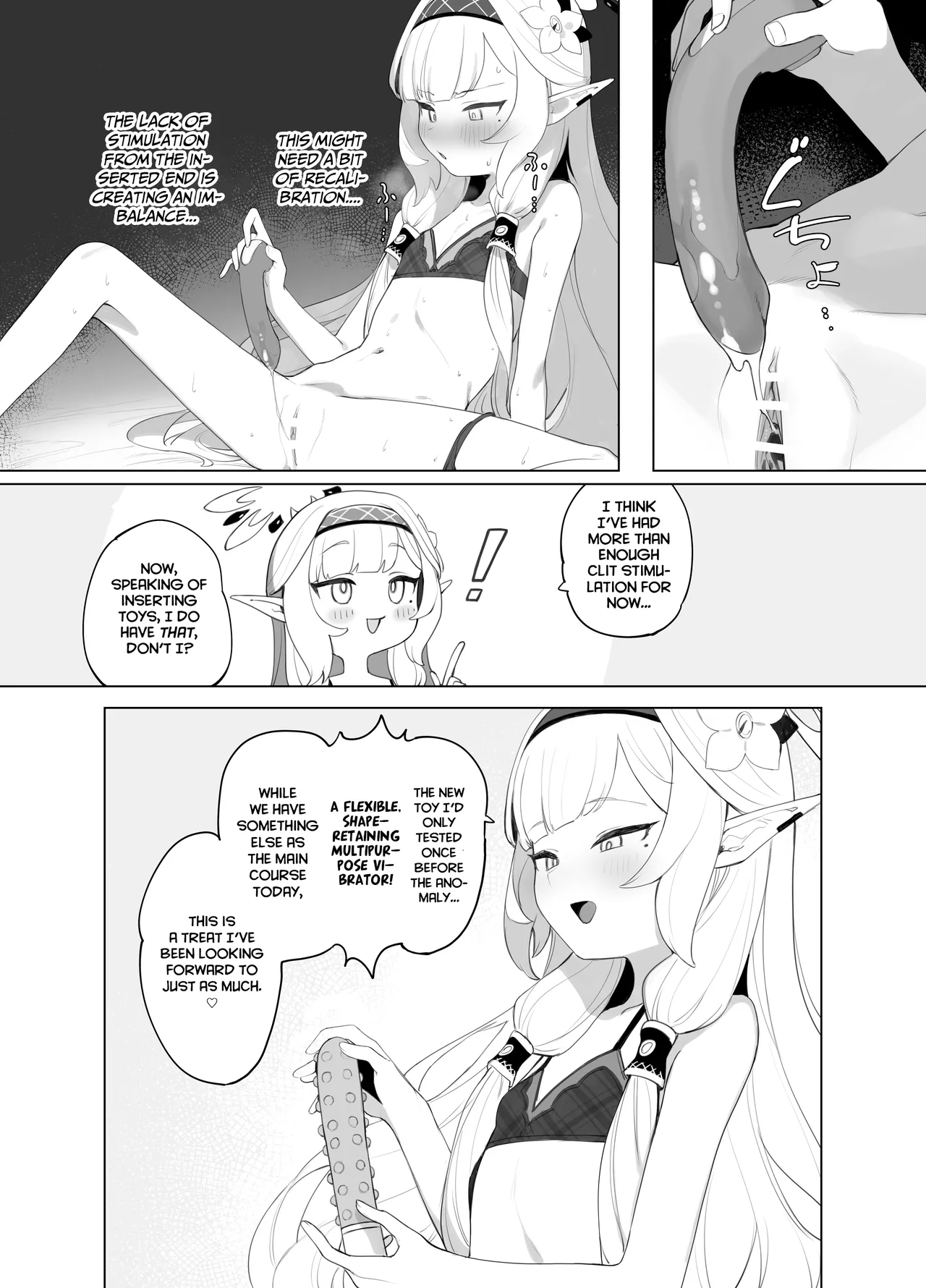 WISDOM LIBIDO EXPLOSION page 17 featuring himari akeboshi blue archive parody - elf masturbation hentai manga - read online free