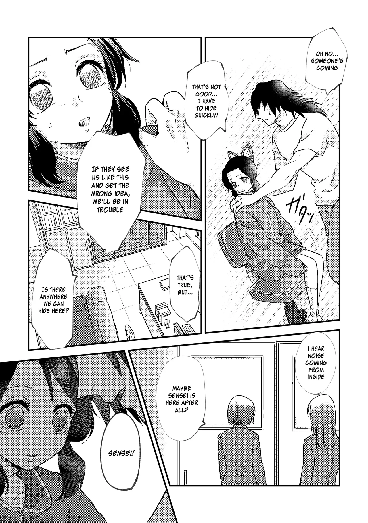 Sensei Soutei gai no Jitai desu! | Sensei, Something Unexpected has Happened! Chapters 1 & 2 page 11 featuring shinobu kochou kimetsu no yaiba parody - sole female sole male hentai manga - read online free