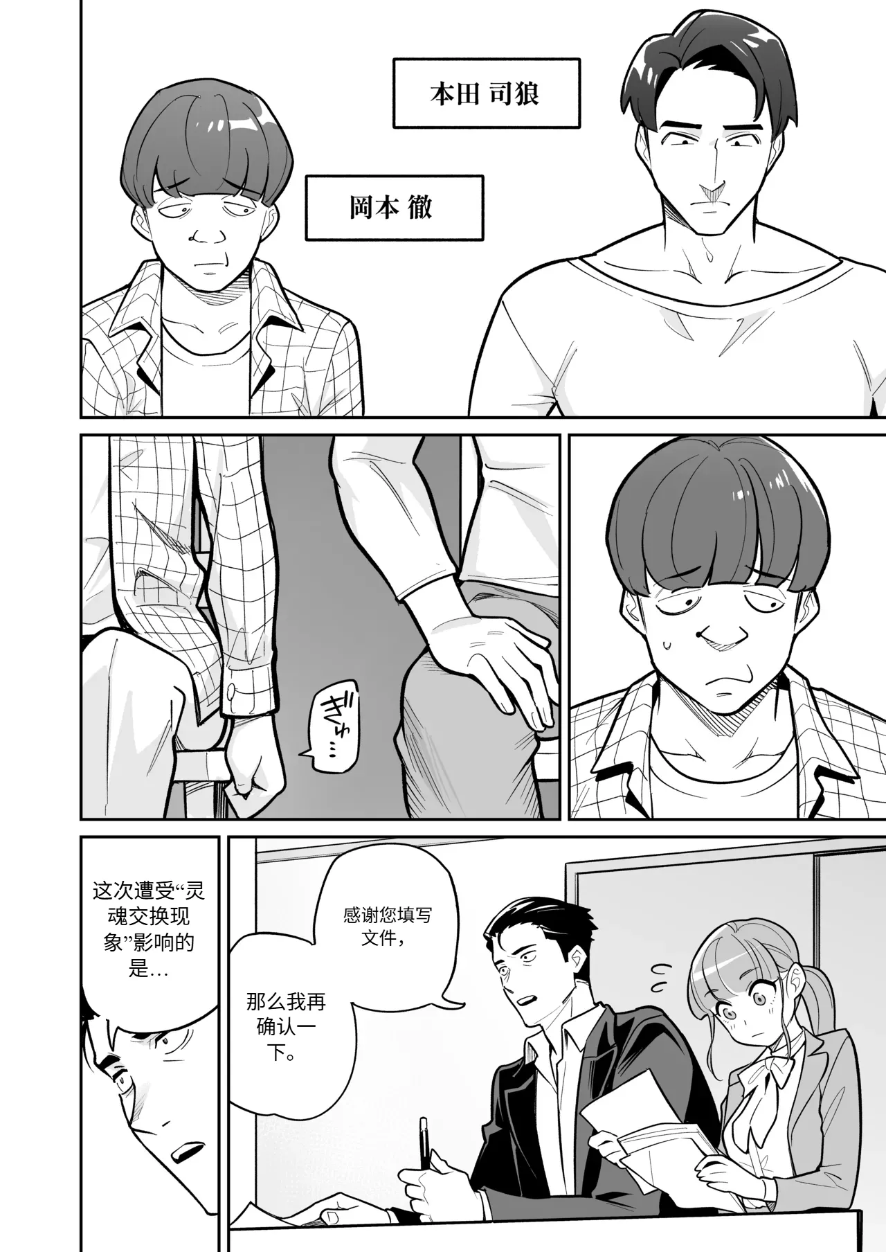 Tamashii Irekawari Genshou - Case 2 Honda Miharu no Baai page 13 original parody - body swap gender bender hentai manga - read online free