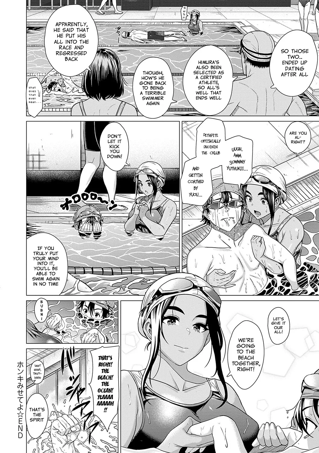Show Me You Mean It + I Show My Sincerity page 37 - big breasts swimsuit hentai manga - read online free
