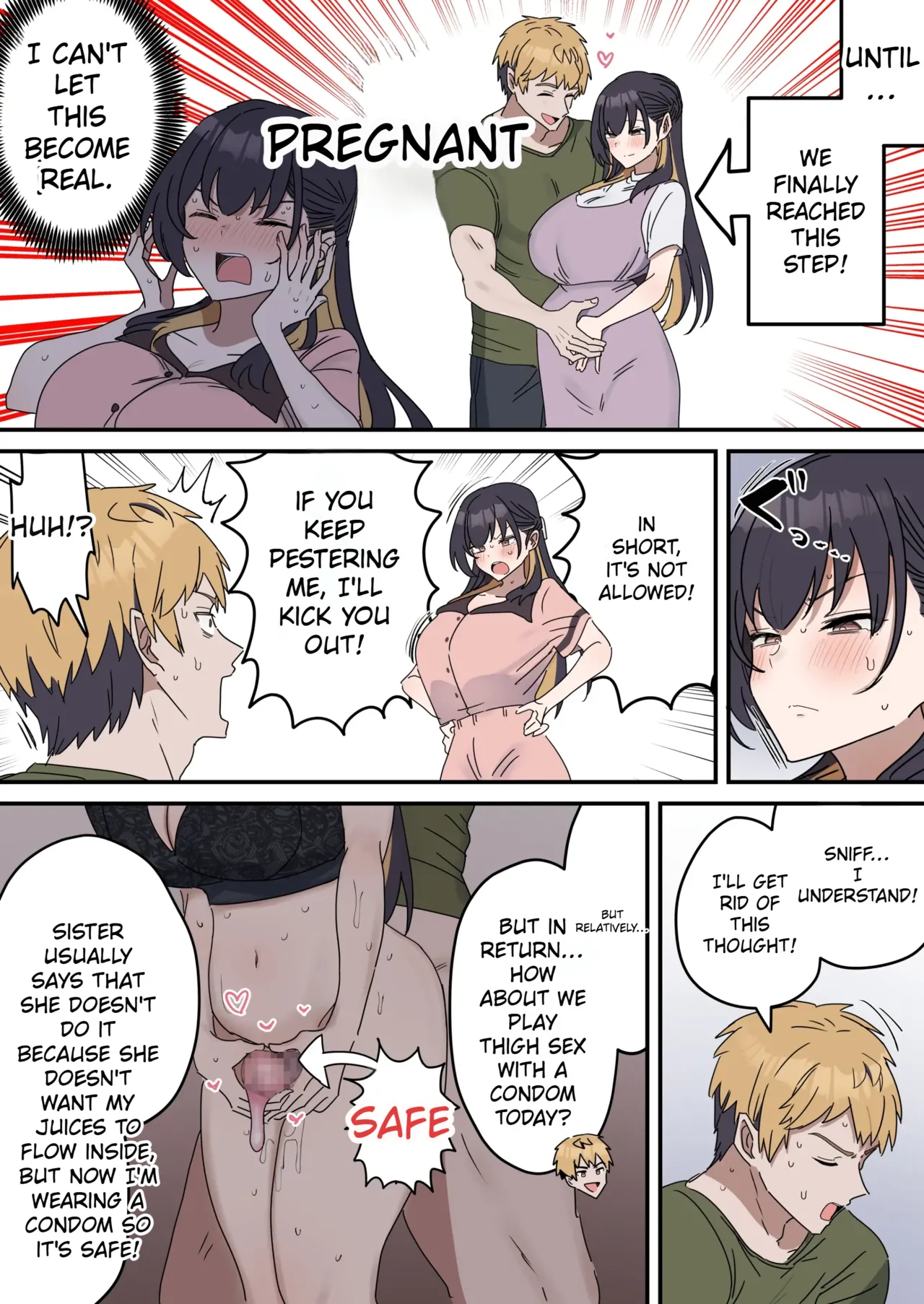 Giji SEX Kyoudai 0~4 ENGLISH 1-164 page 110 original parody - kissing big breasts hentai manga - read online free