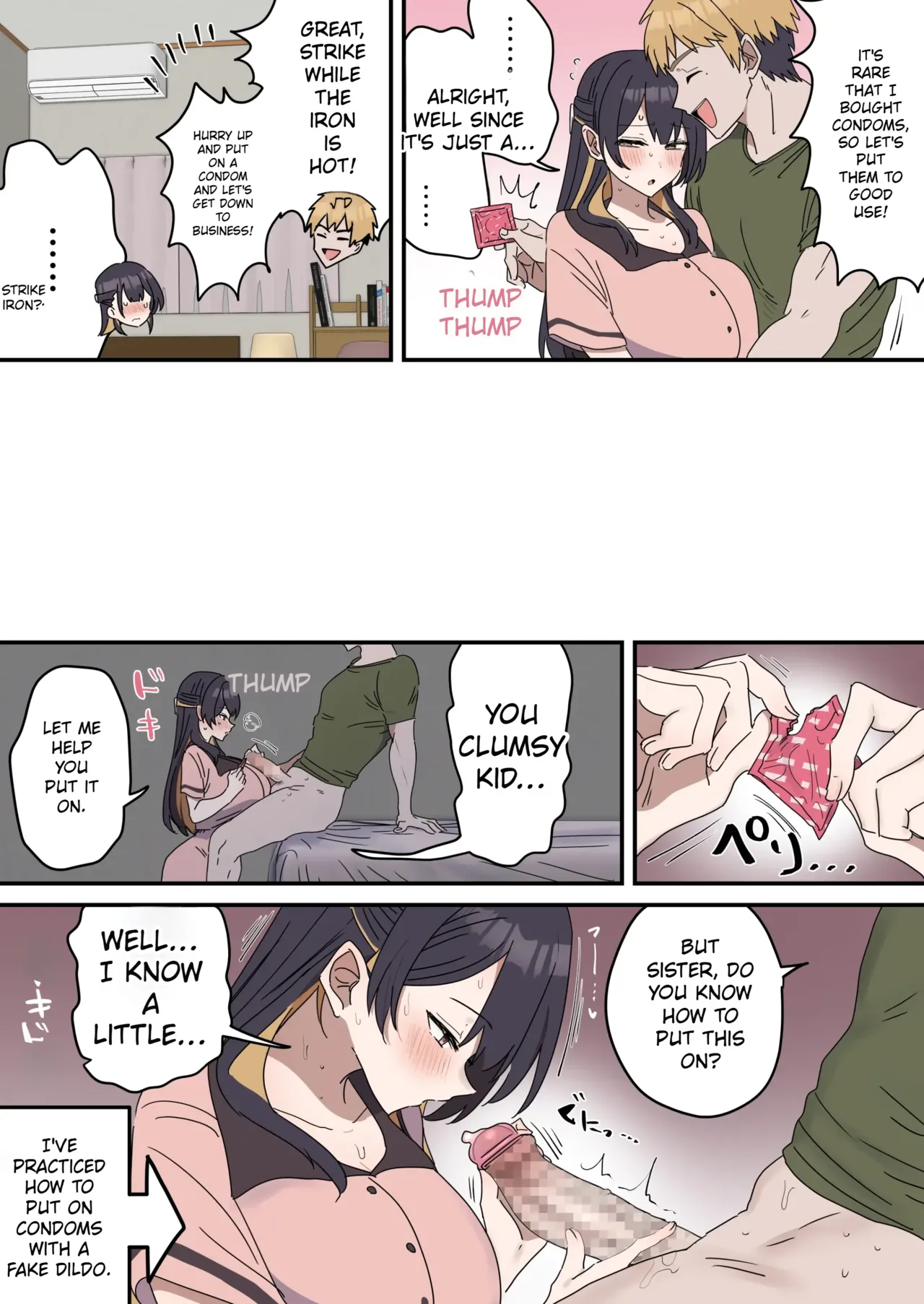 Giji SEX Kyoudai 0~4 ENGLISH 1-164 page 111 original parody - kissing big breasts hentai manga - read online free